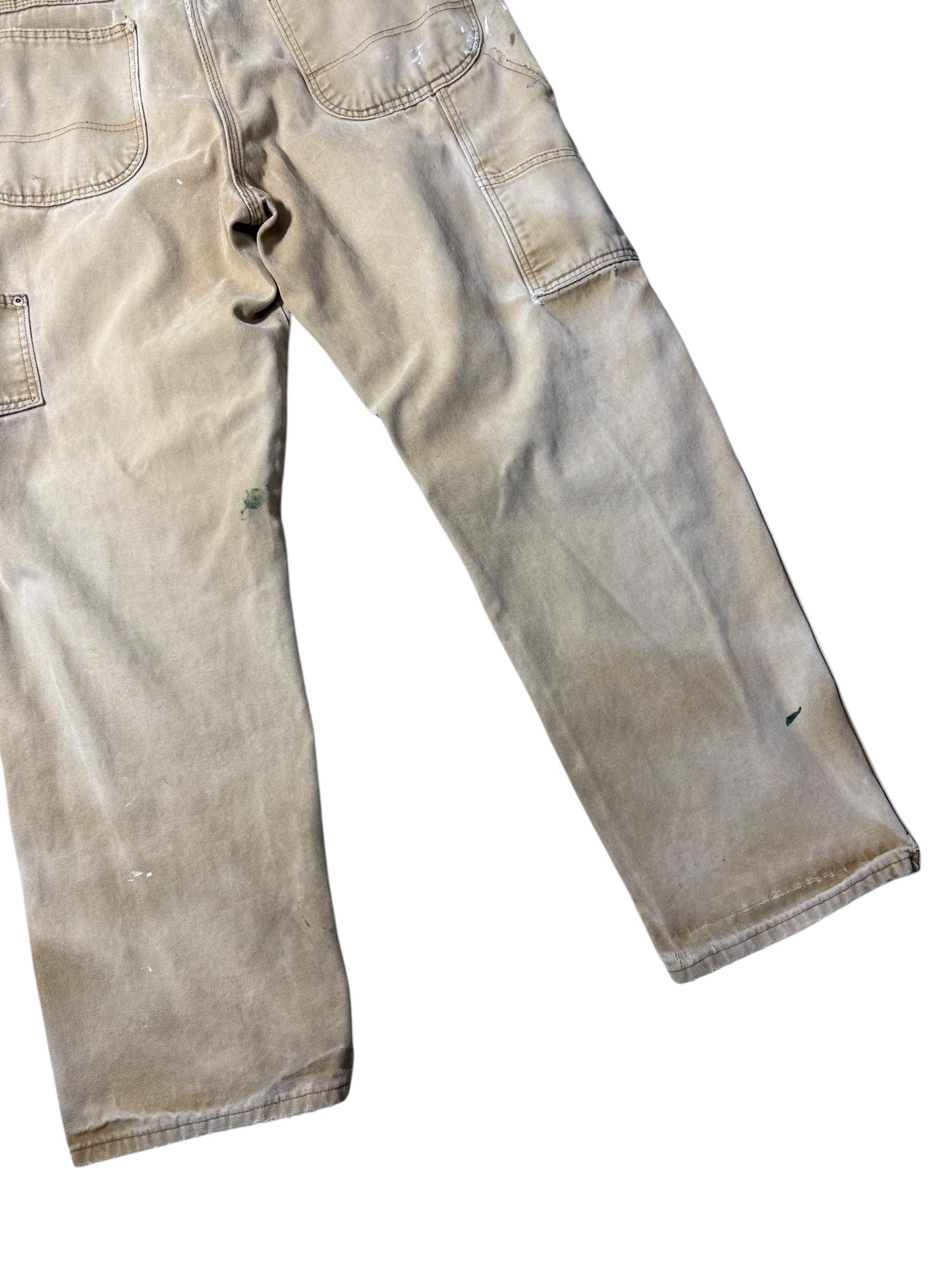 Dickies Painter Carpenter Pants Heavy Paint Splatter & Distressed Wear