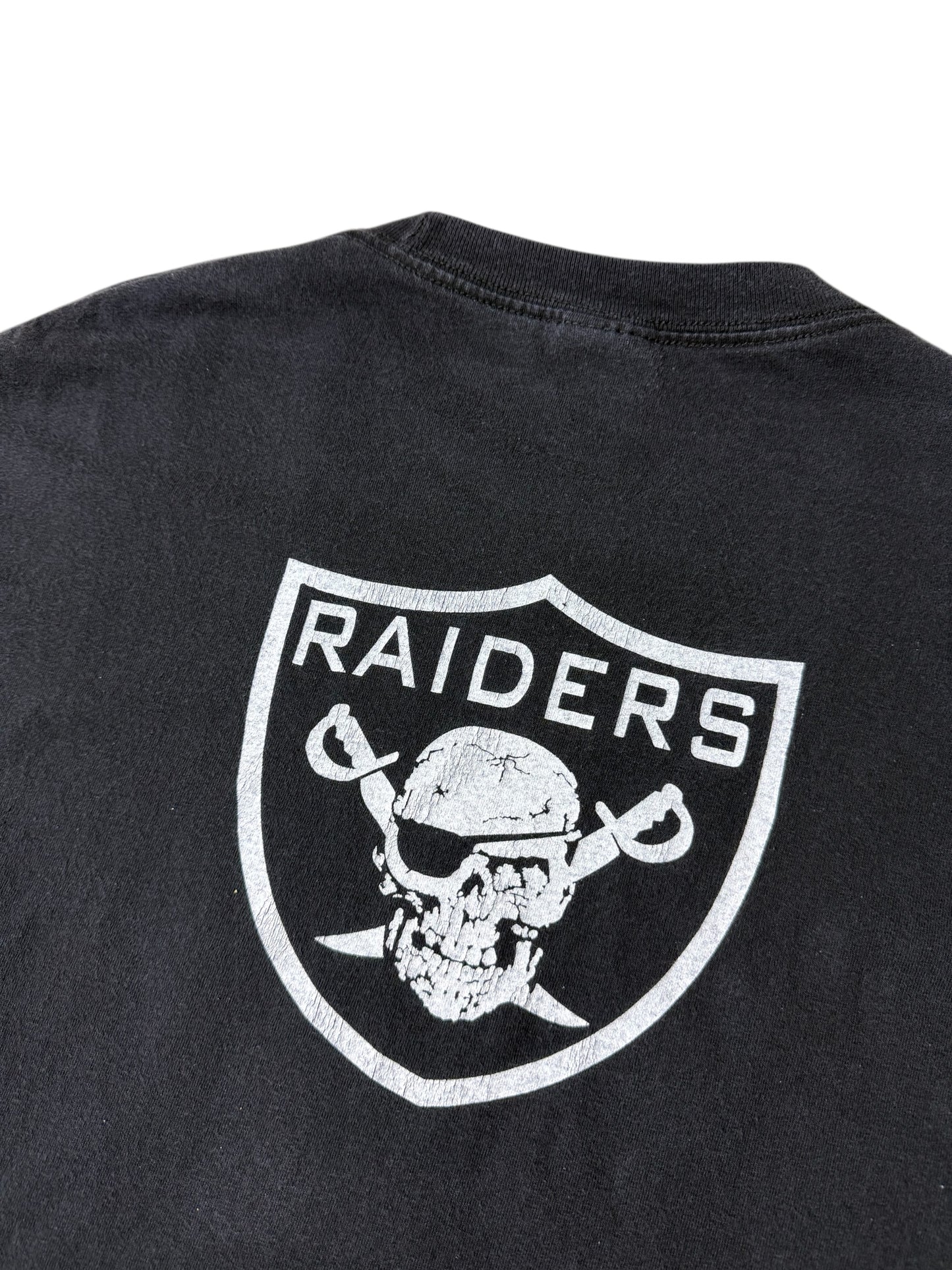 Vintage Oakland Raiders “F*ck All Raider Haters” Tshirt Double Sided