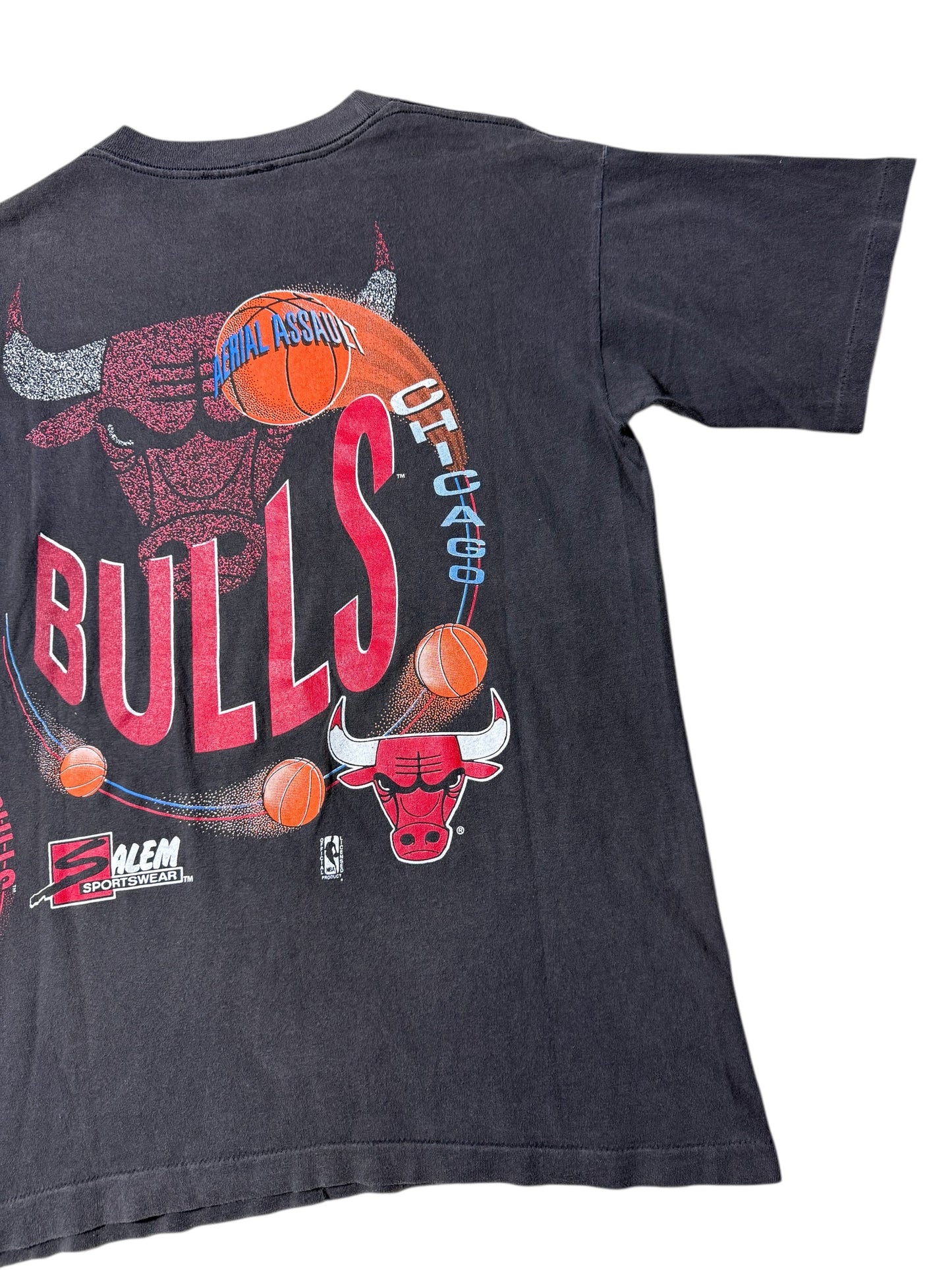 Vintage 90s Chicago Bulls “Aerial Assault” Tee Salem Sportswear