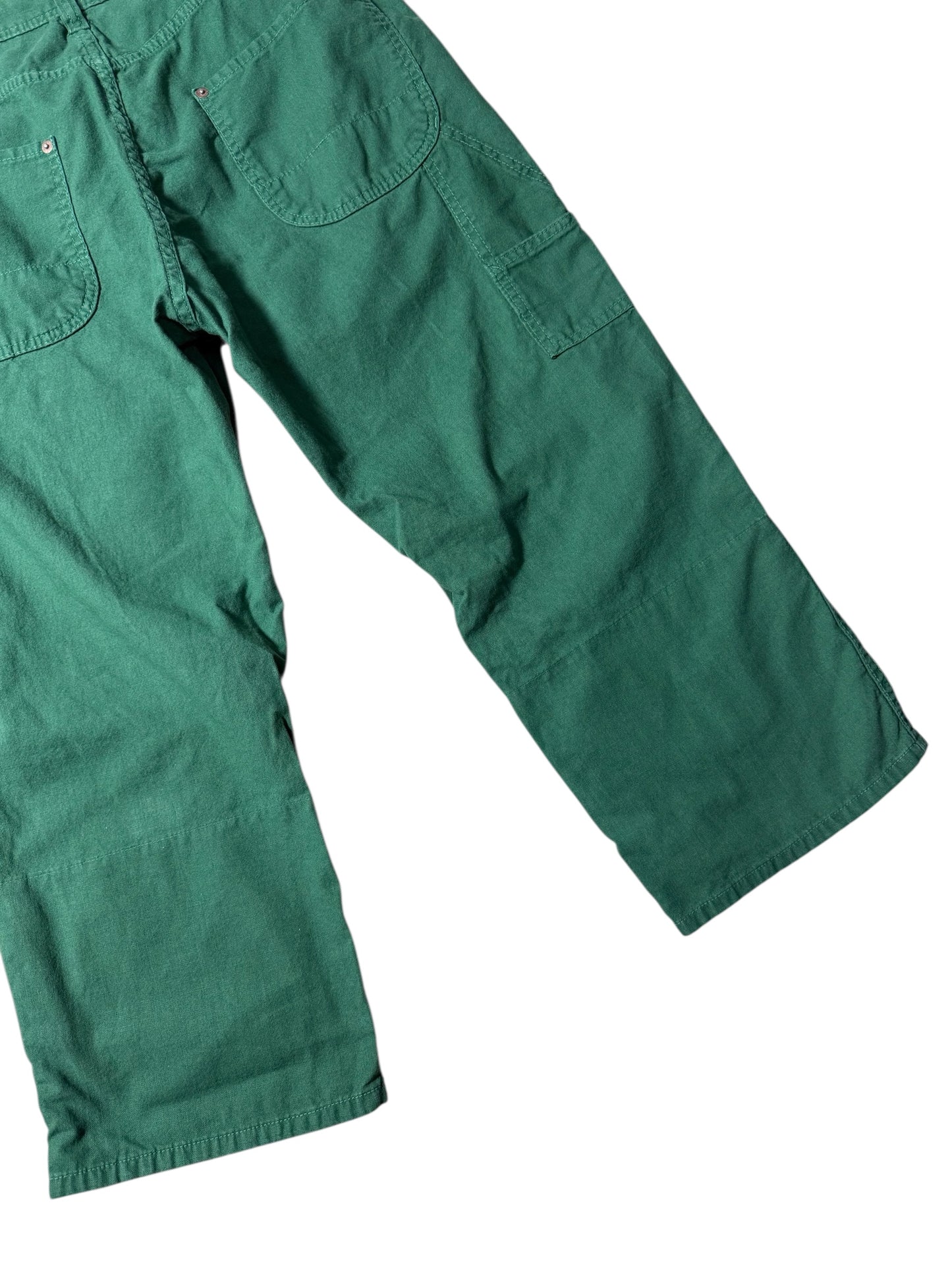 Beams Japan Workwear Painter Pants Forest Green Wide Relaxed Fit