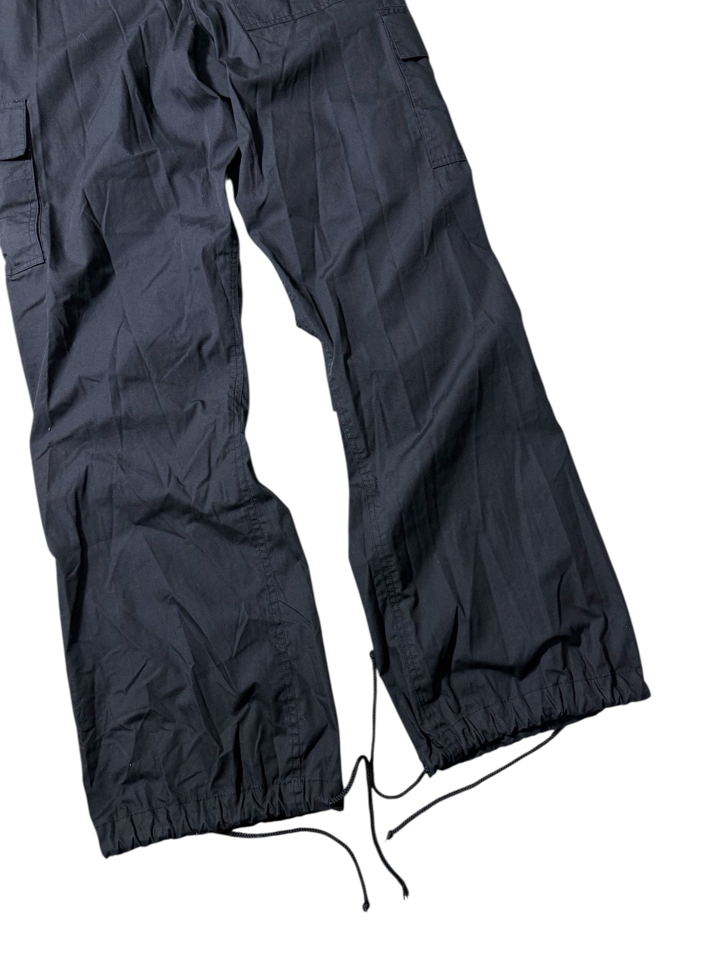 Vintage UFO Black Tactical Cargo Pants Multi-Pocket