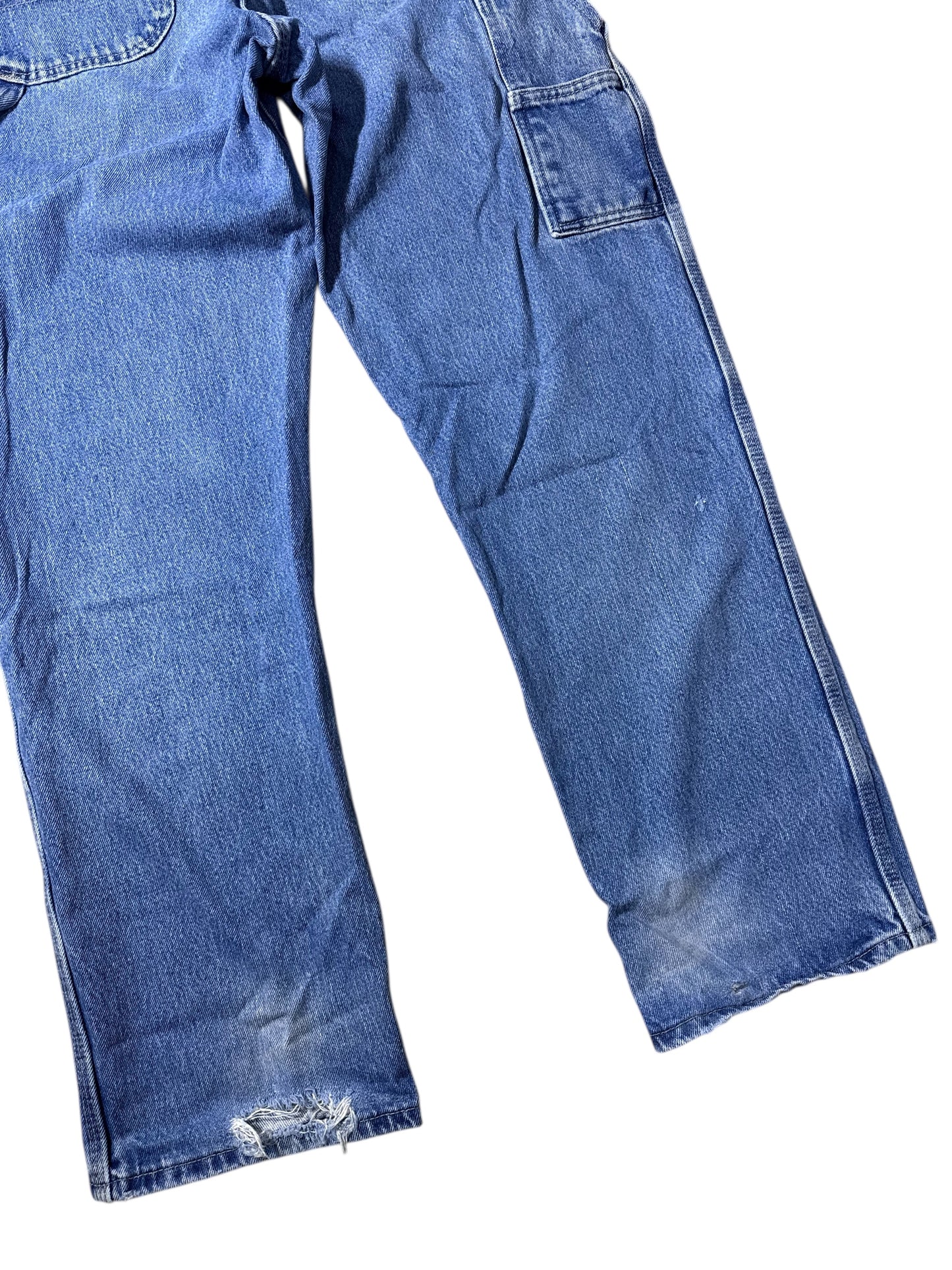 Dickies Denim Carpenter Jeans Distressed Workwear