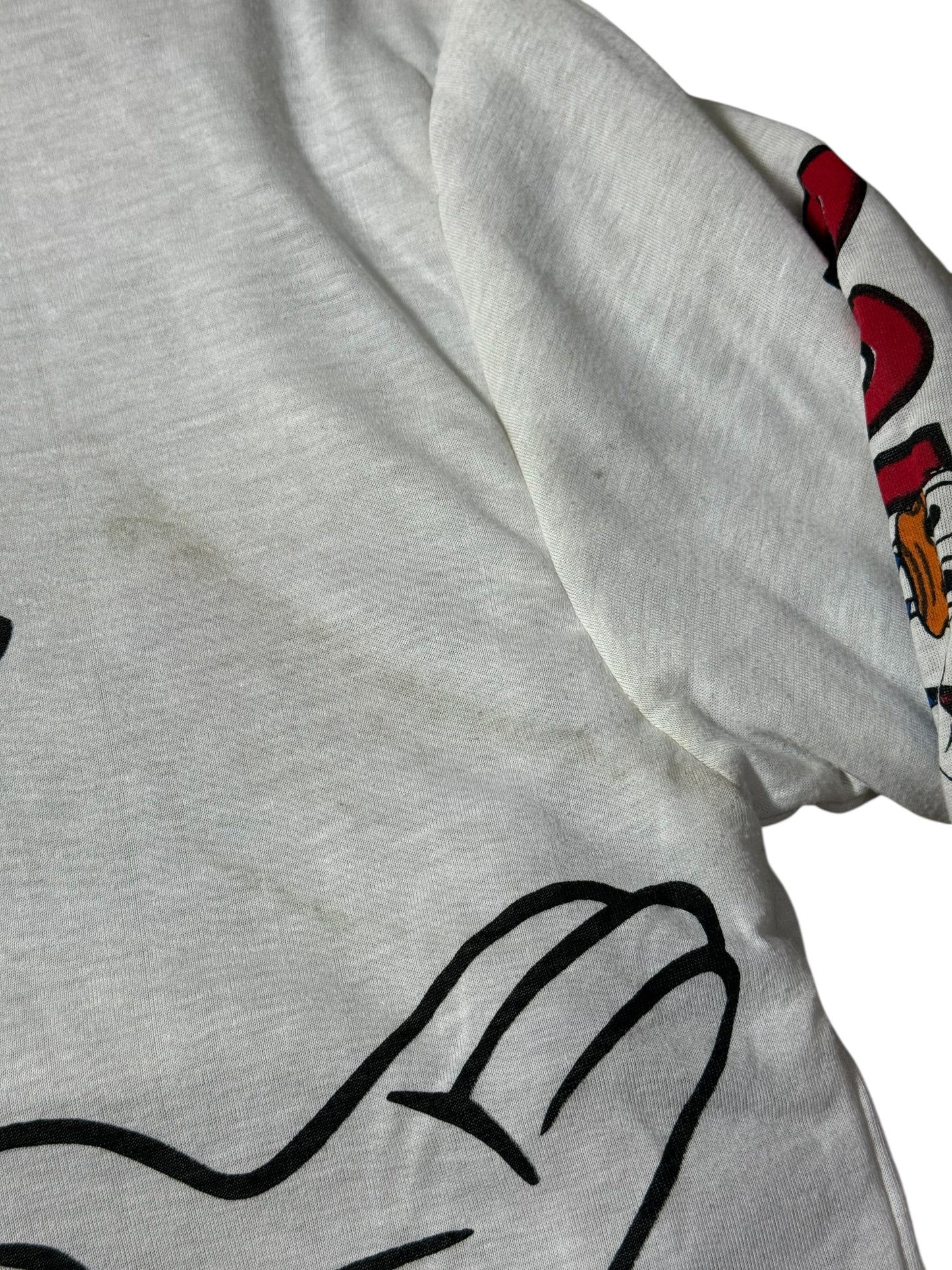 Vintage Disney Mickey Mouse Donald Duck Reversible Cotton Jacket