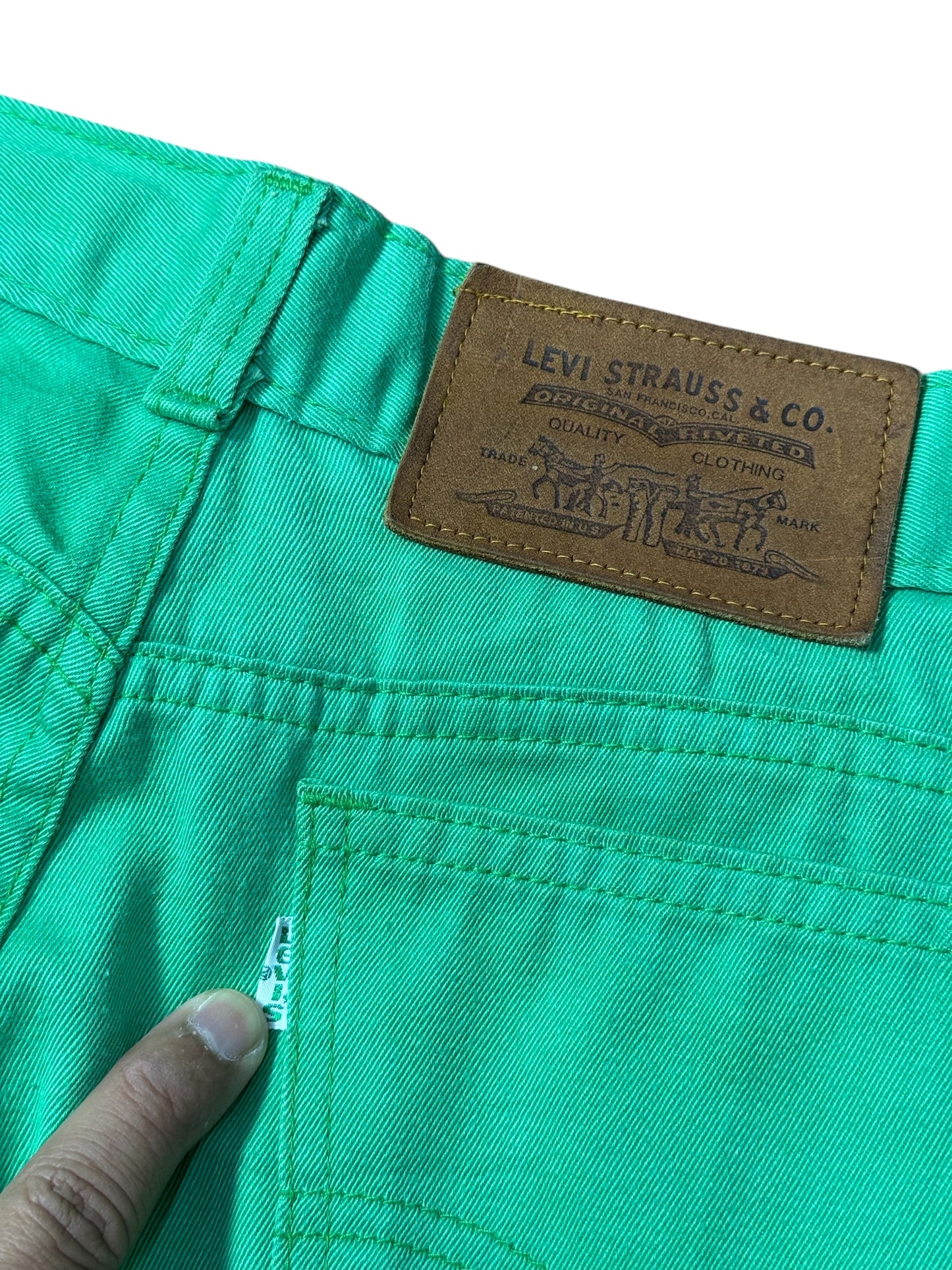 Vintage Levis Green Pants 1984 Olympic Games Official Staff Uniform