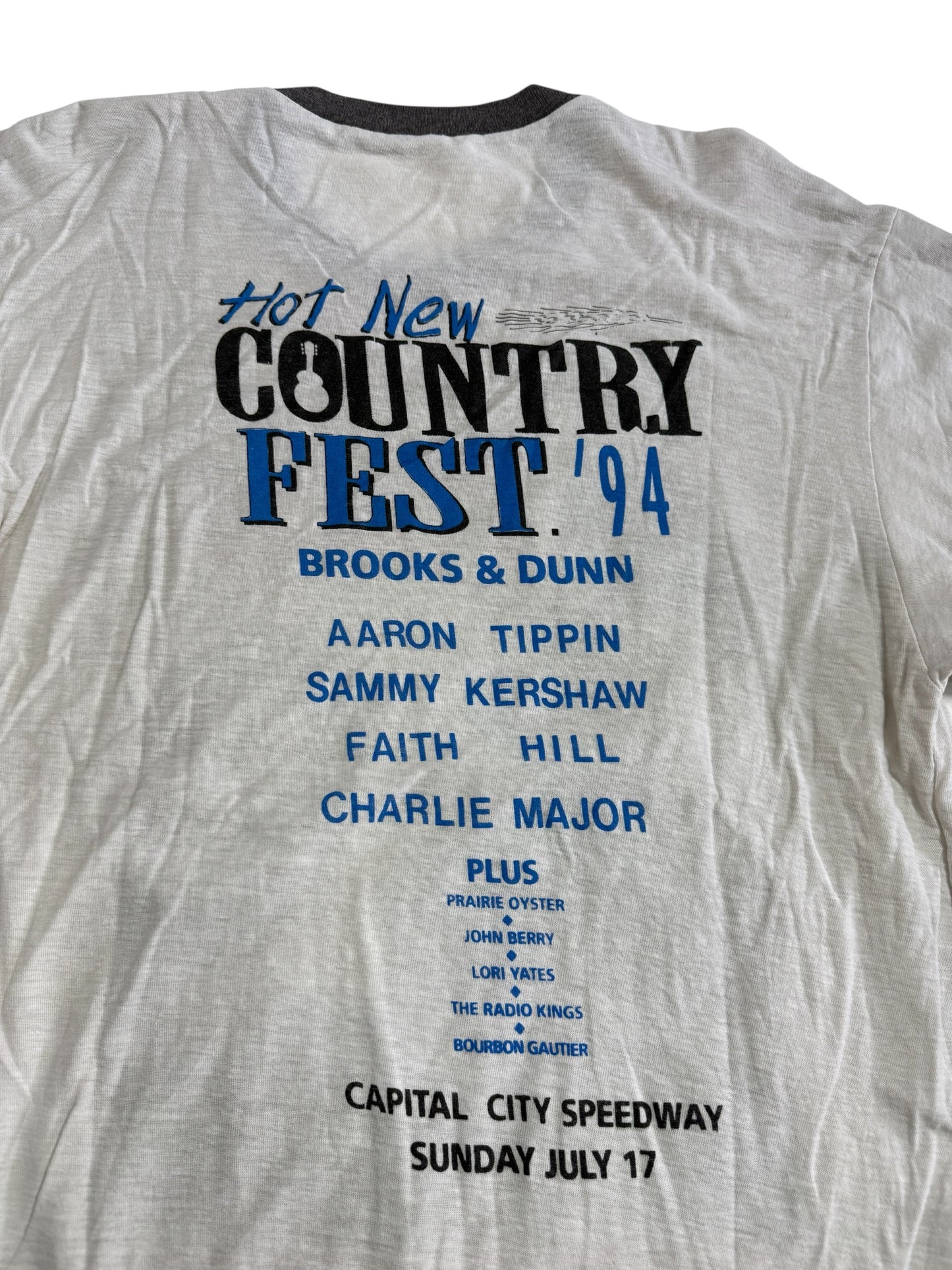 Vintage 1994 Brooks & Dunn Country Fest Tour Concert Tshirt
