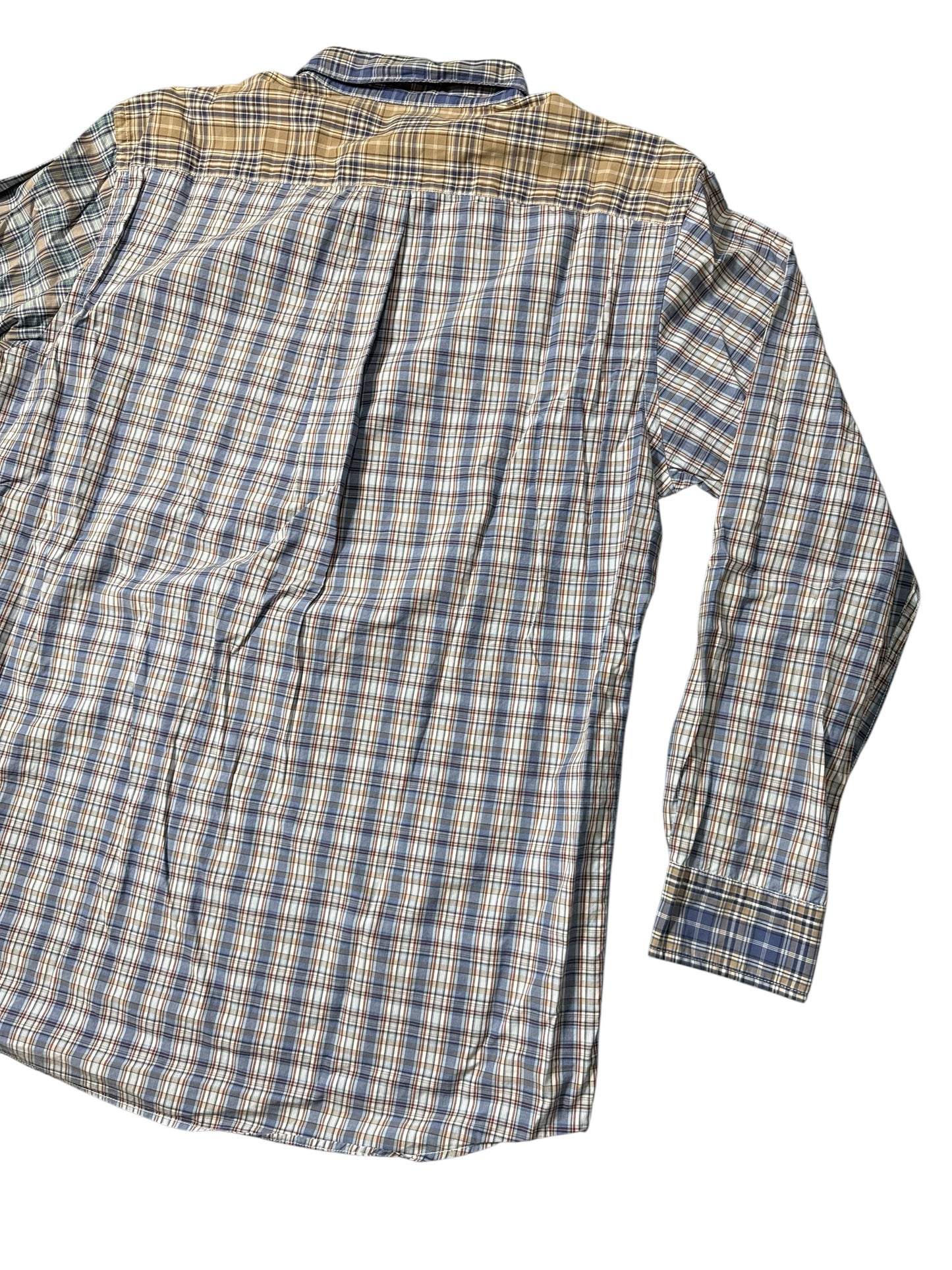 Uniqlo Multicolor Check Plaid Button Up Shirt