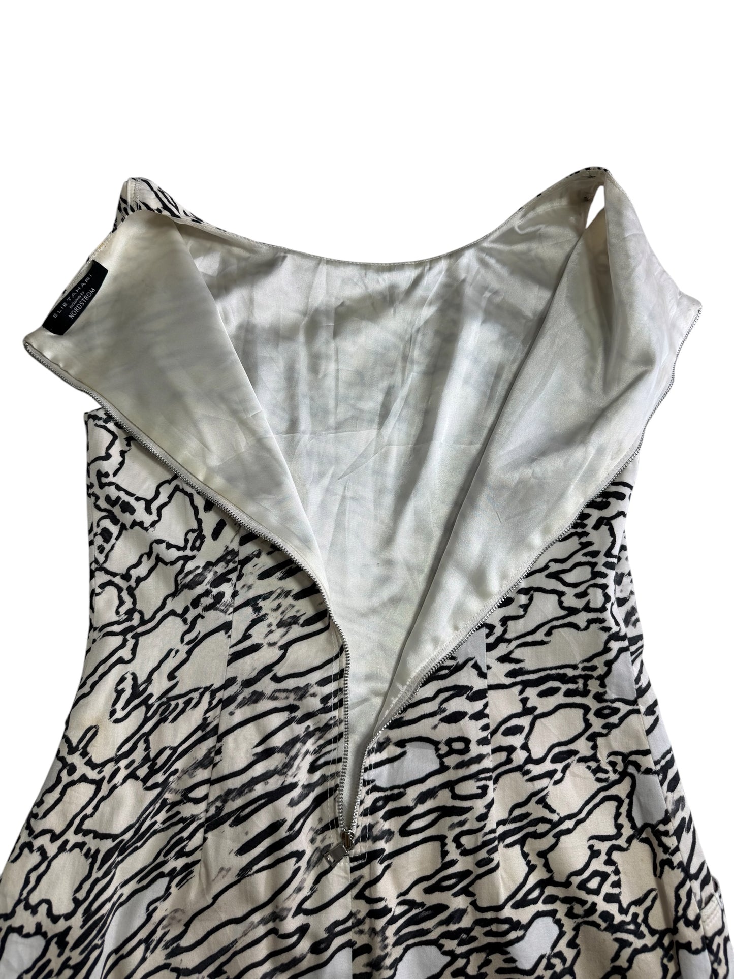 Elie Tahari Sleeveless Abstract Animal Print Dress Nordstrom Exclusive