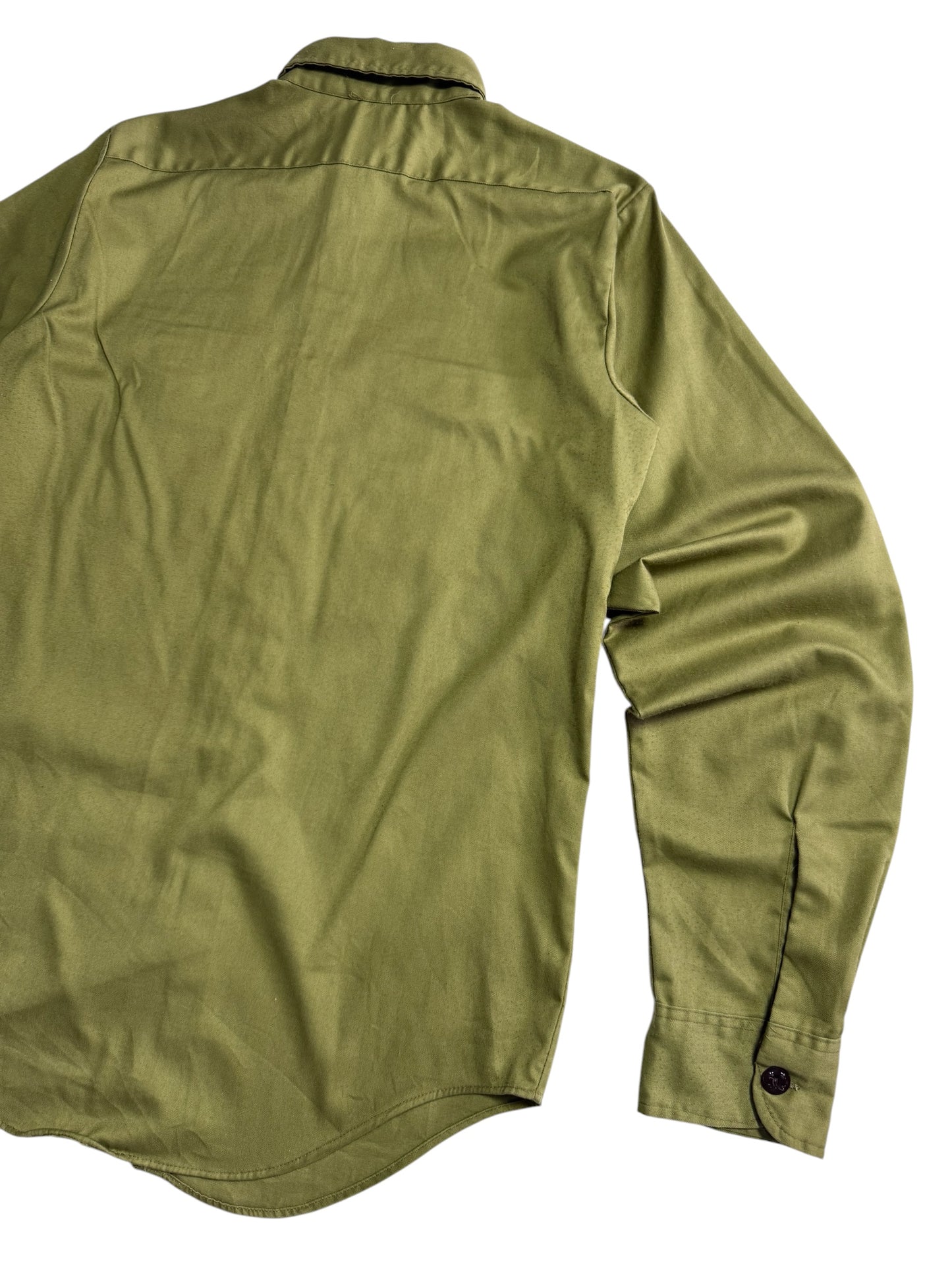 Vintage 1960s-70s Boy Scouts of America Olive Utility Shirt
