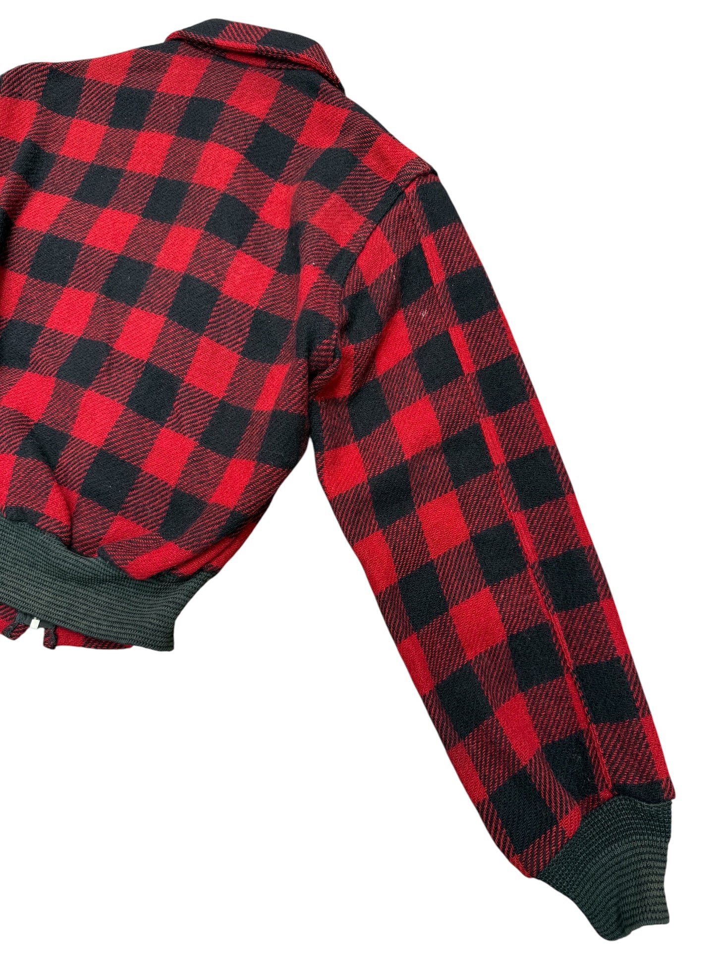 Rare 1940s–50s Big Yank Buffalo Plaid Wool Jacket