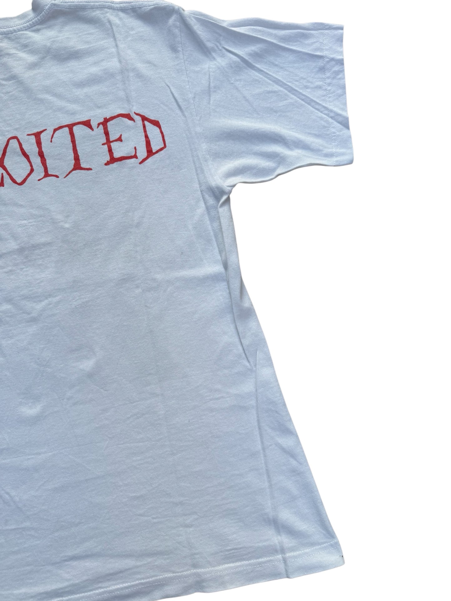 Vintage 1998 The Exploited Band Tshirt Popworld Promotions Razamataz UK