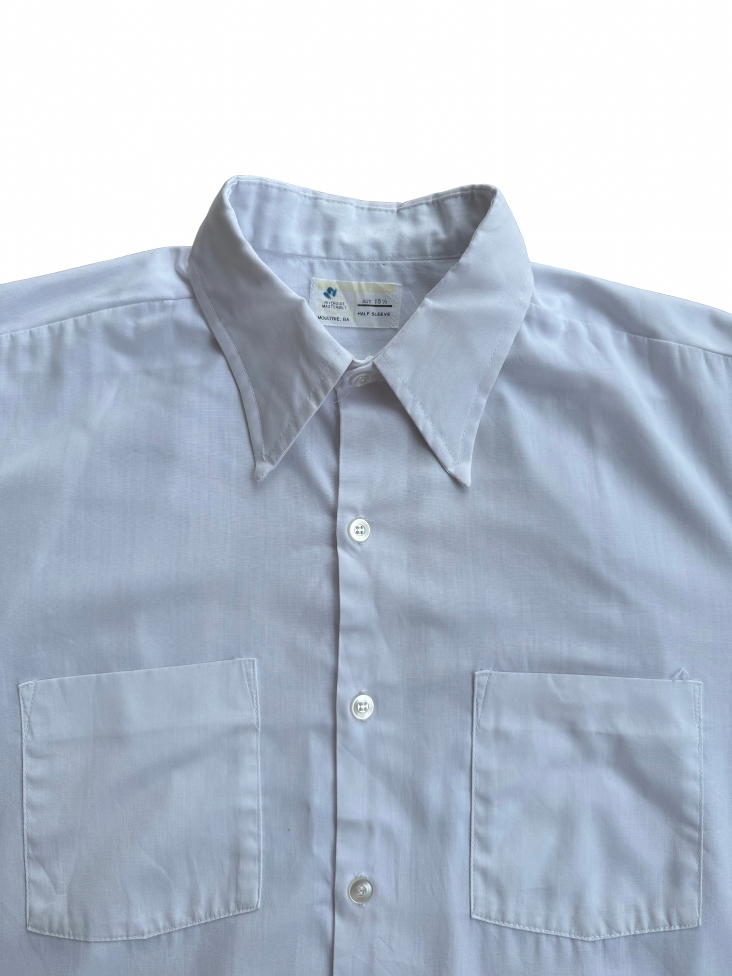 Vintage 1970s Riverside Masterbilt Short Sleeve Shirt