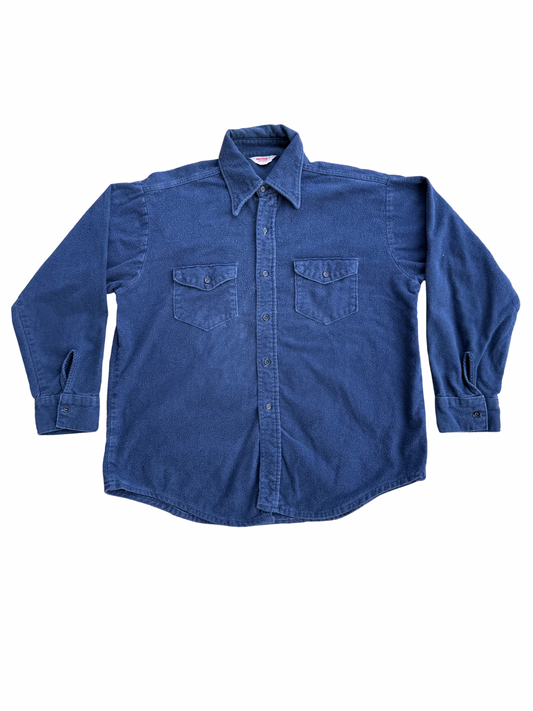 Vintage 1960s Frostproof “Sanforized” Heavy Flannel Shirt