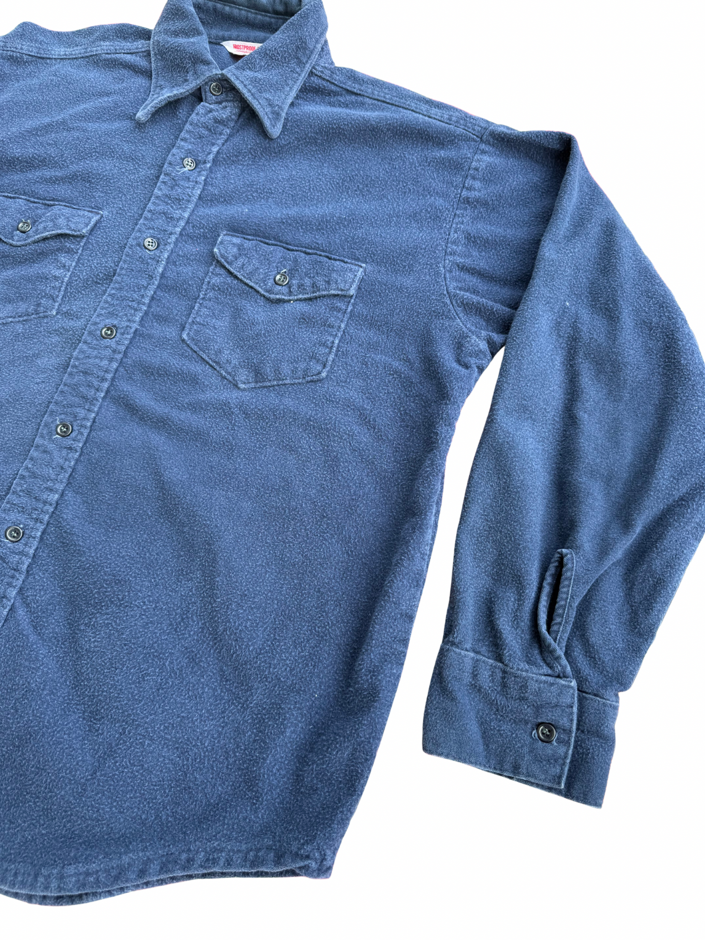 Vintage 1960s Frostproof “Sanforized” Heavy Flannel Shirt