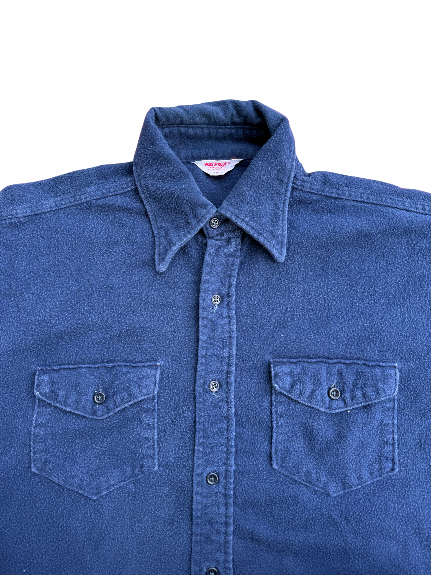 Vintage 1960s Frostproof “Sanforized” Heavy Flannel Shirt