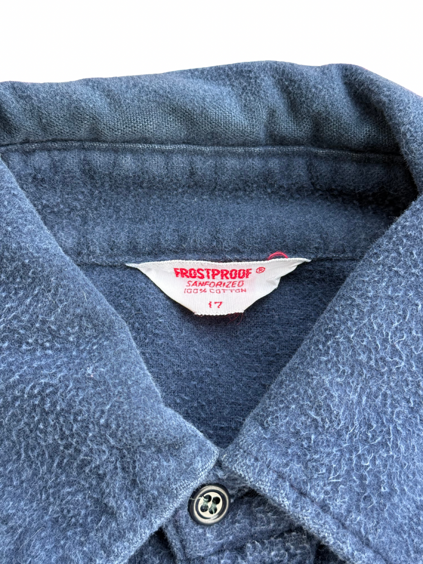 Vintage 1960s Frostproof “Sanforized” Heavy Flannel Shirt