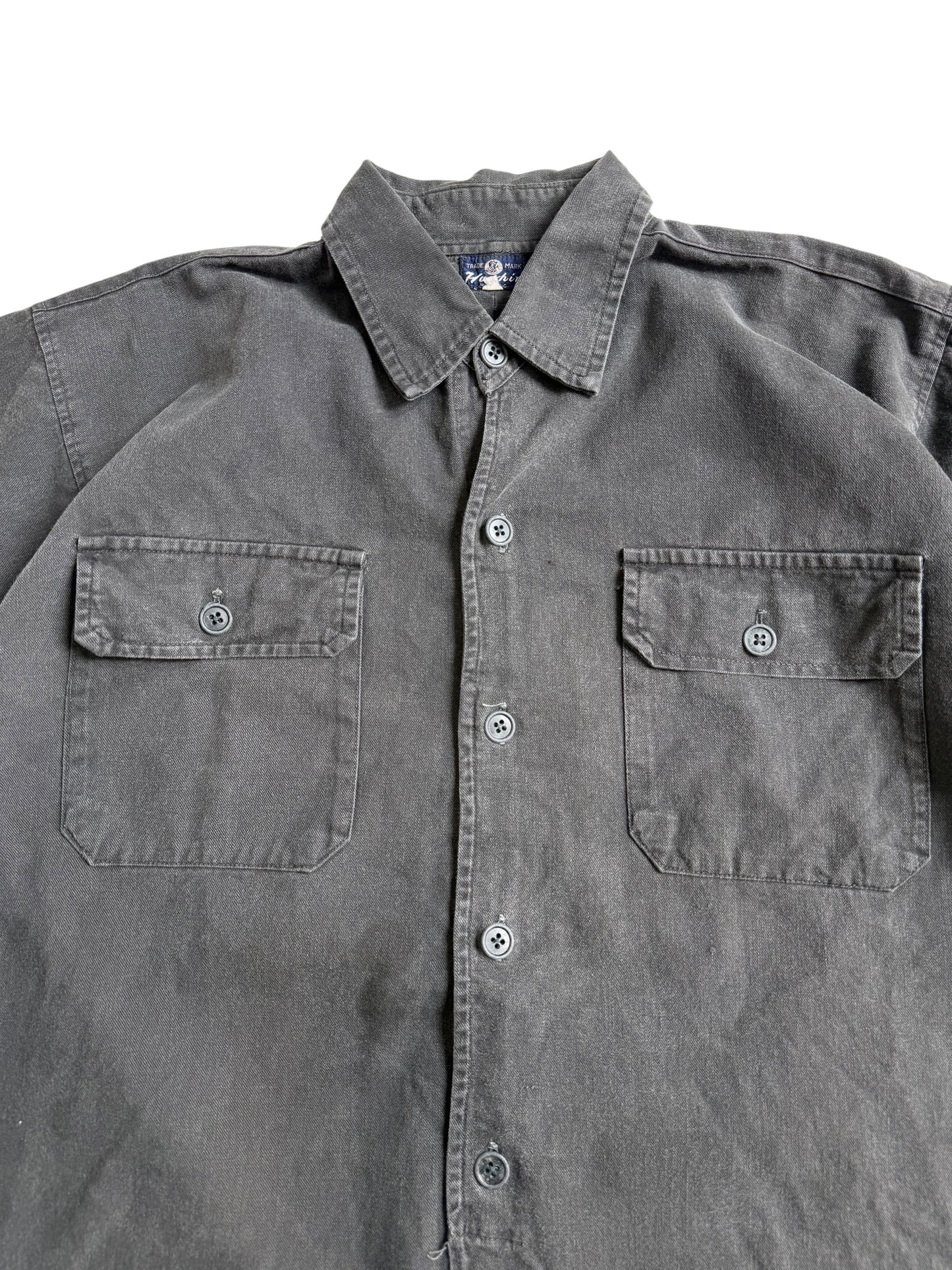 Vintage 1980s–90s Hoshin Tokyo Work Shirt Made in Japan