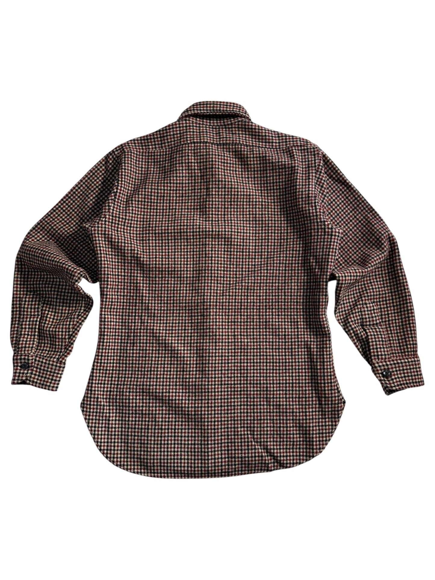 Vintage 80s Pendleton Wool Check Shirt Made In Usa Quilted Lining
