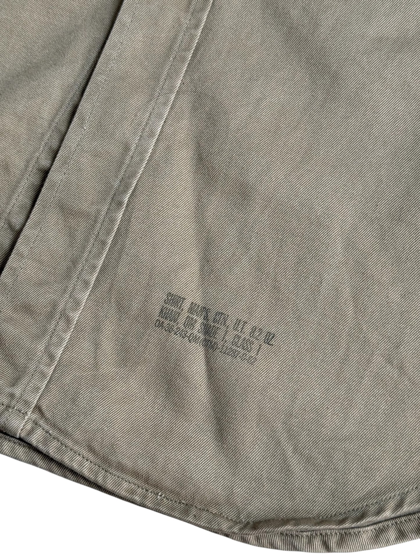 Vintage 1962 US Army Khaki Twill Uniform Shirt 11th Air Assault Division PFC Patch