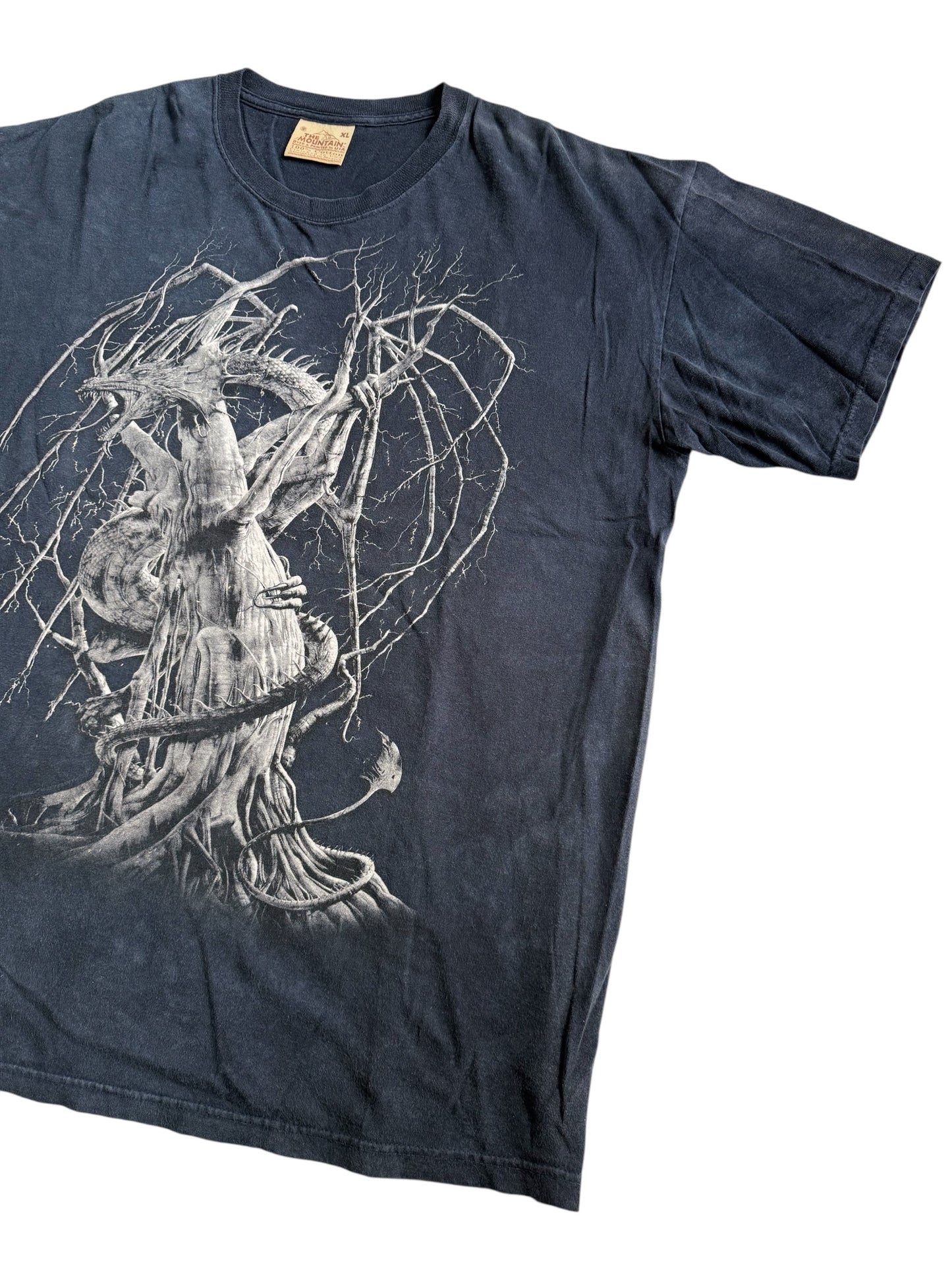 Vintage The Mountain Dragon Tree Graphic Tshirt Oversized