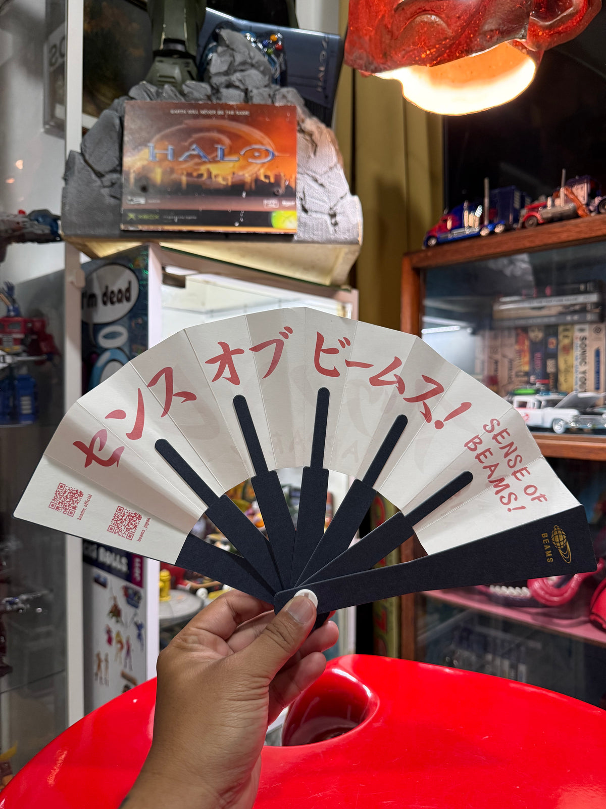 BEAMS Japan Folding Fan Sensu Appare Sense of Beams Japanese Novelty