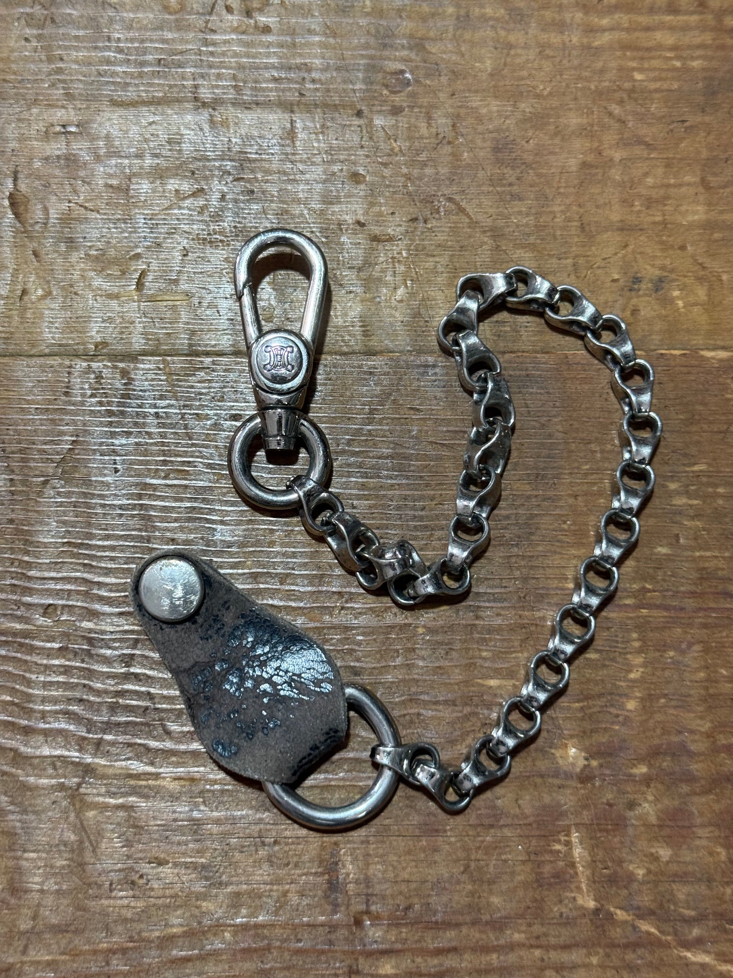 Vintage Celine Wallet Chain Key Holder