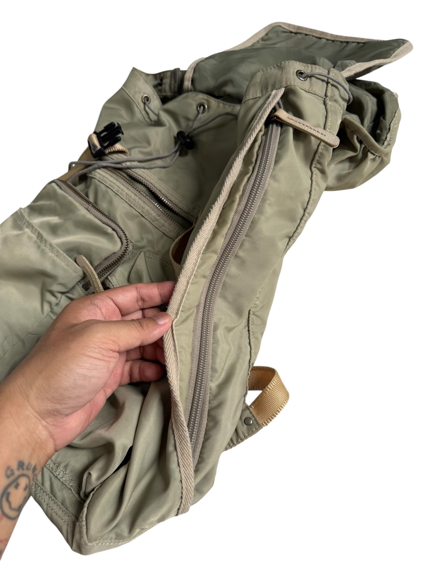 Vintage Technical Nylon Backpack Daypack Travel Bag