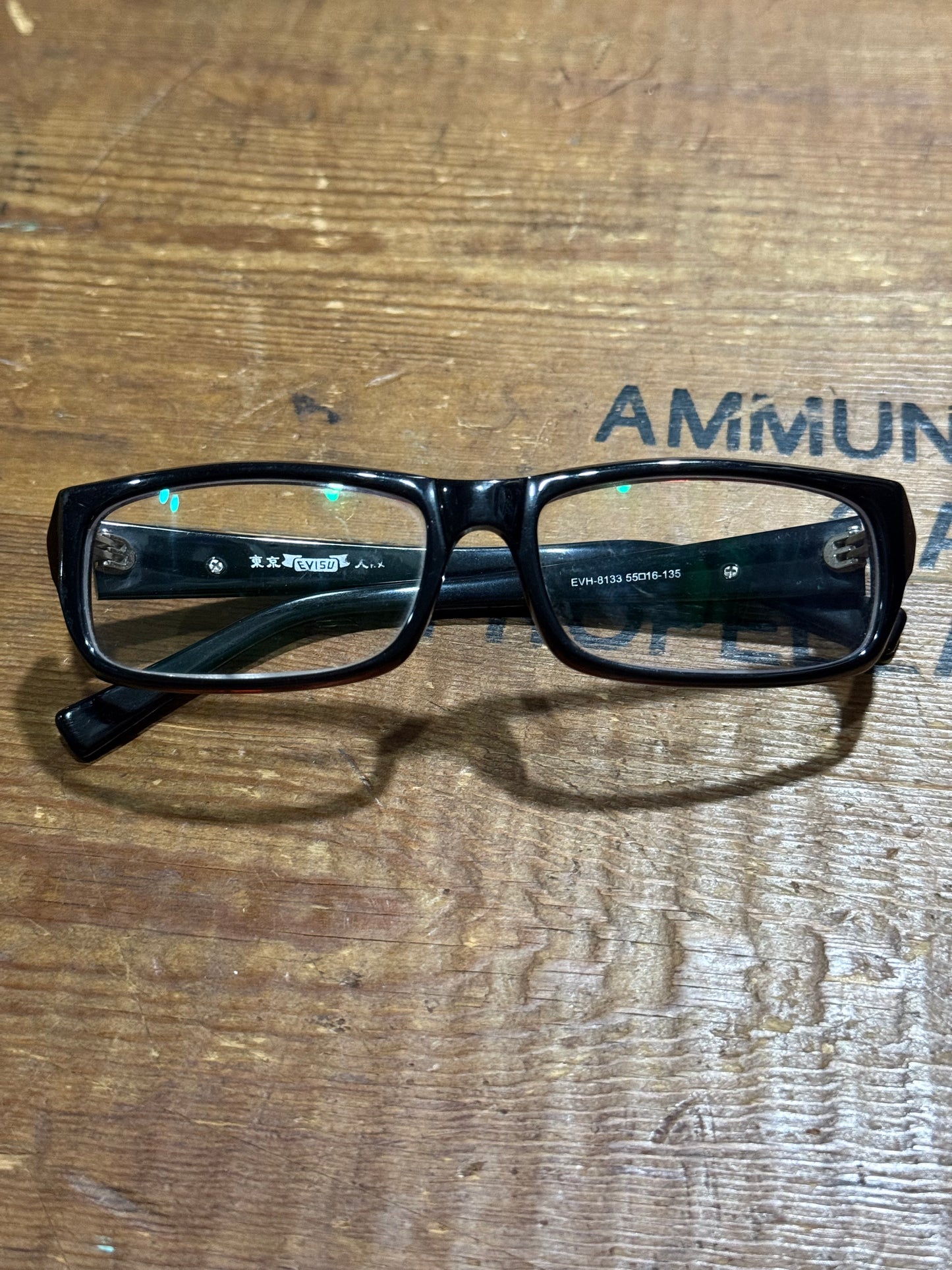 Evisu Eyewear Rectangle Eyeglasses