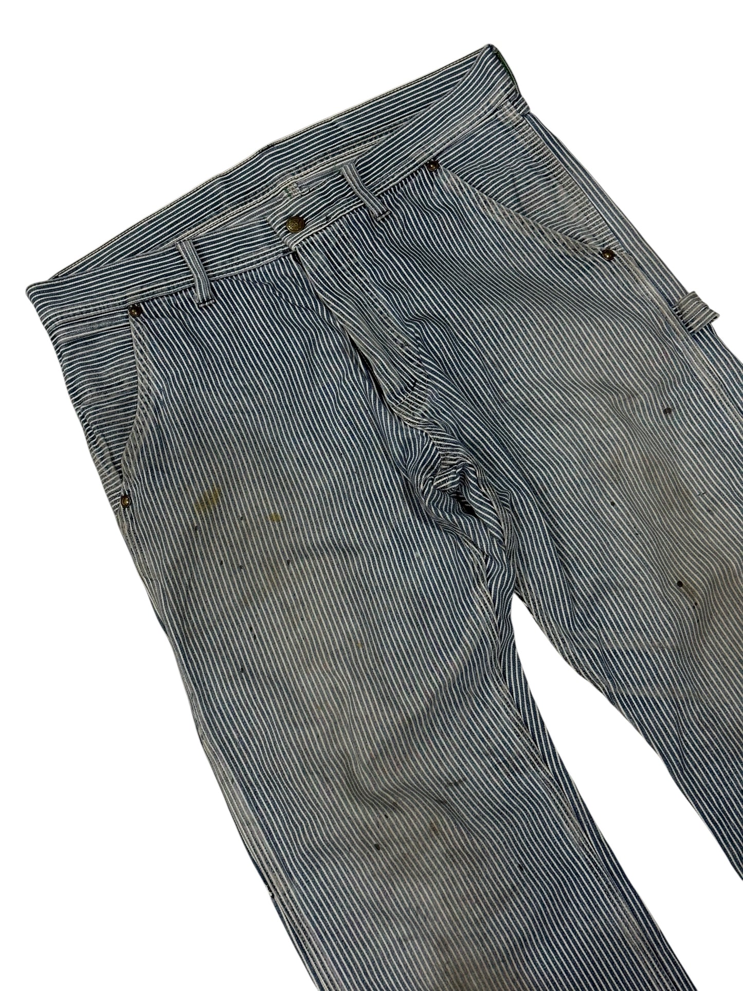 OshKosh Classic Hickory Stripe Carpenter Work Pants