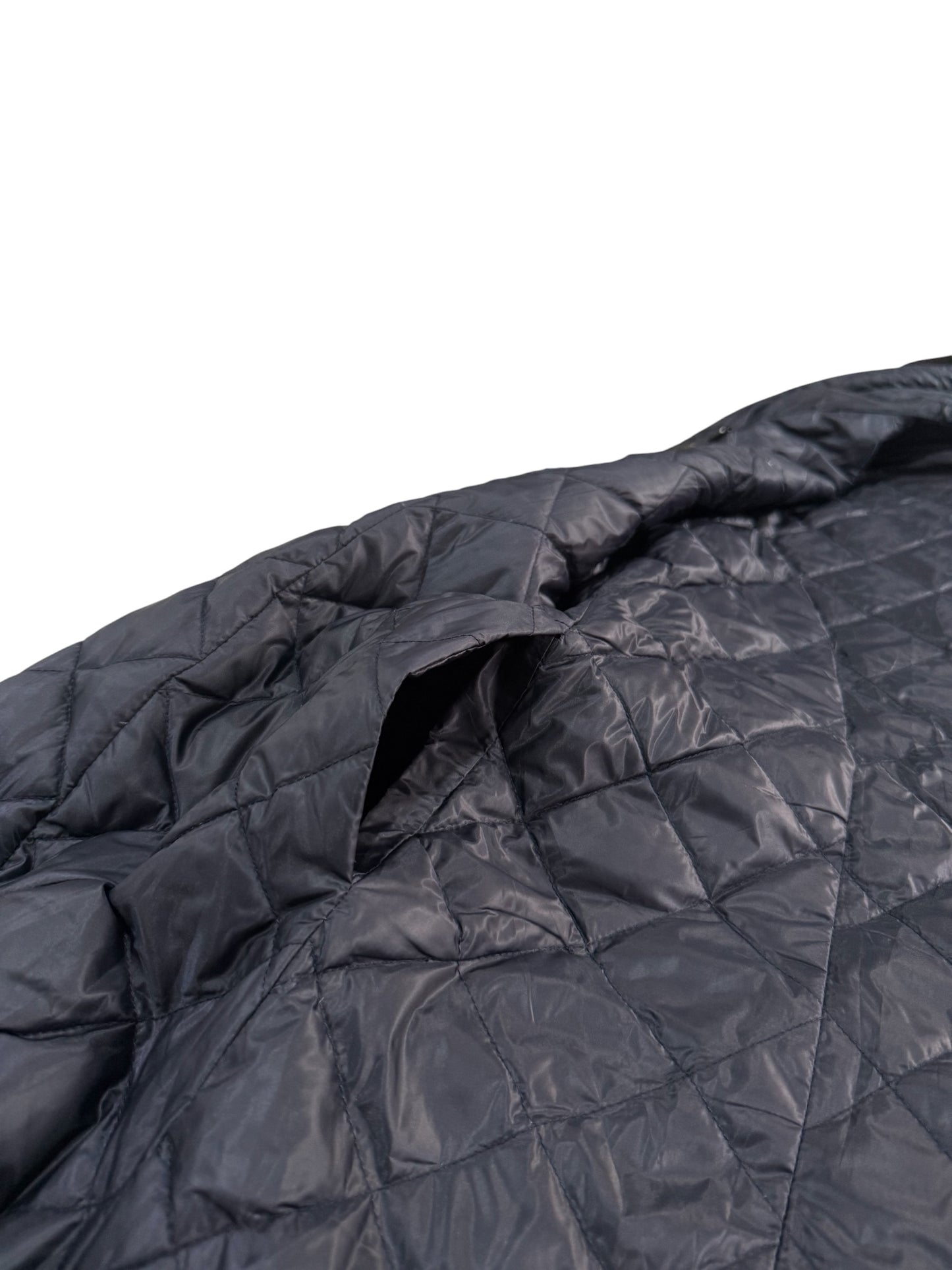 Vintage Balmain Paris Lambskin Leather Down Puffer Coat Women Hooded