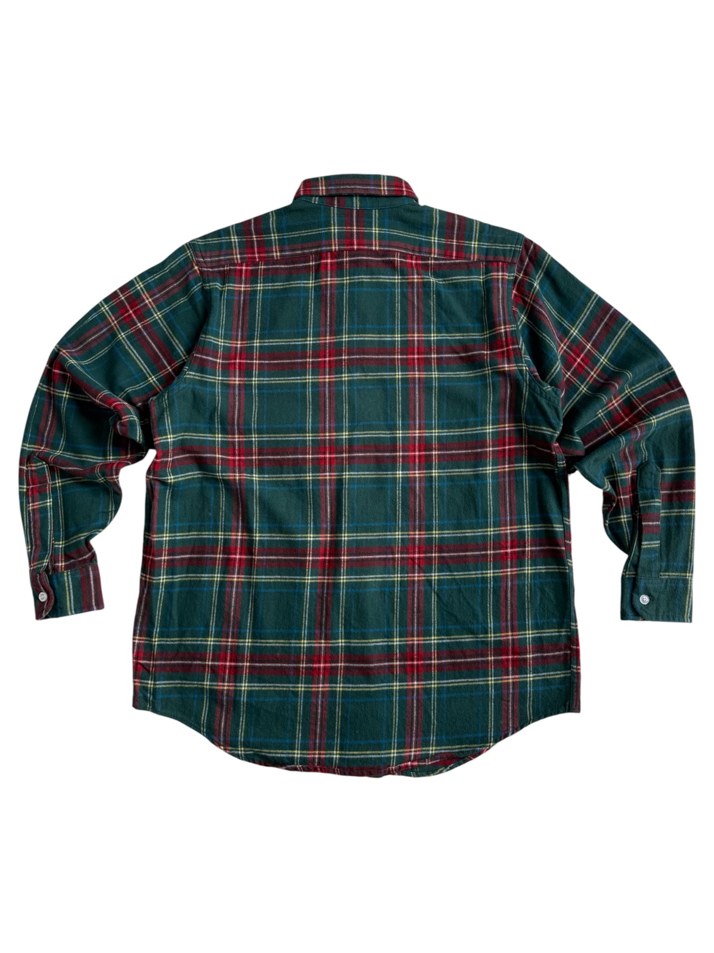 Vintage LL Bean Made in USA Plaid Flannel Shirt