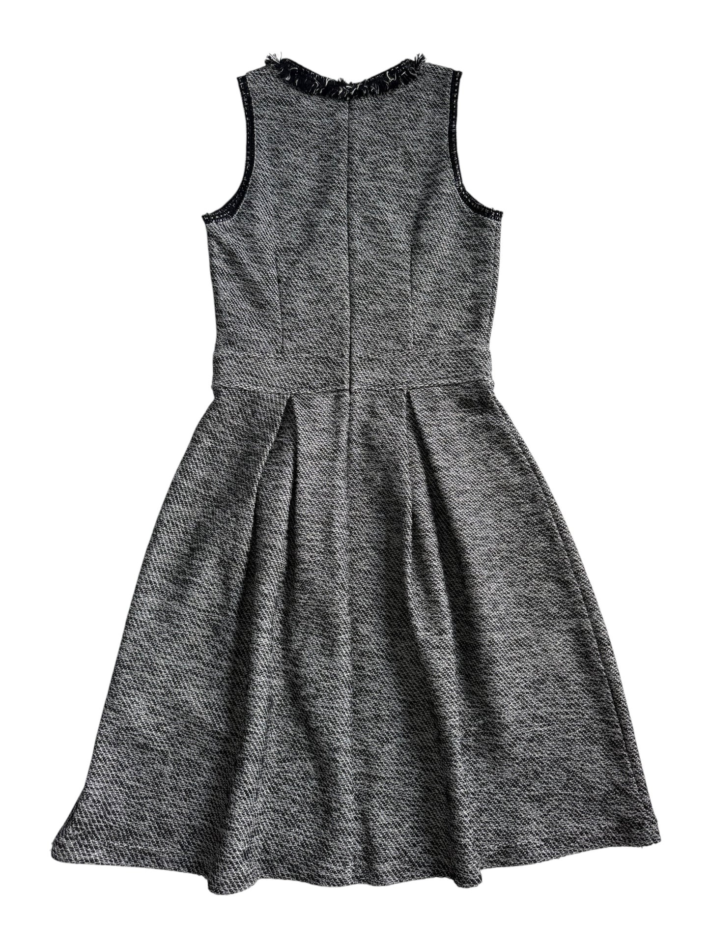 Max&Co Max Mara Black White Textured Knit Dress