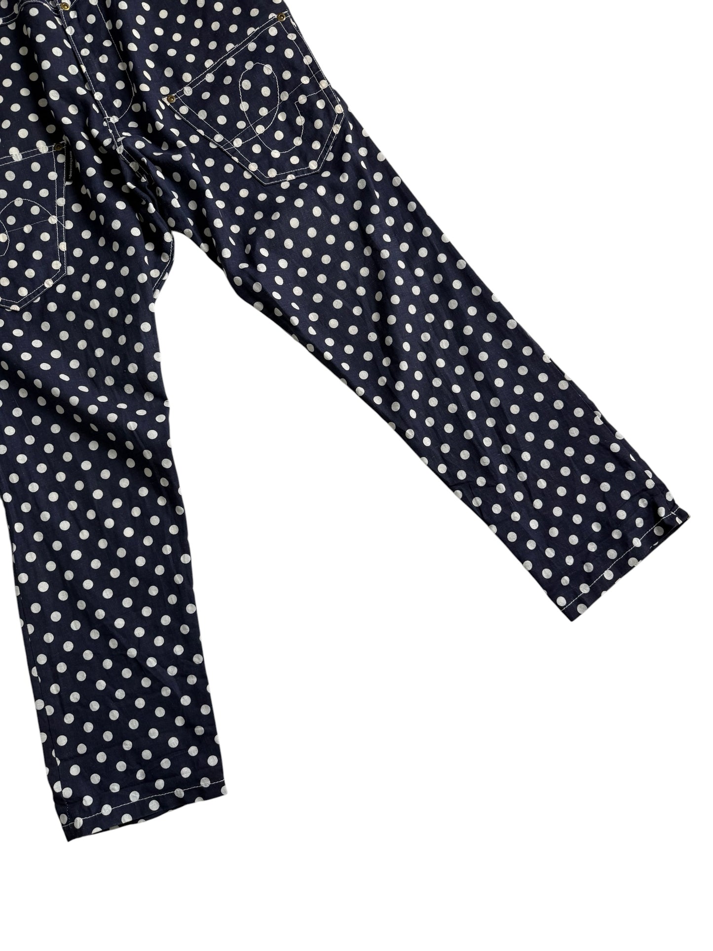 Mercibeaucoup Polka Dot Painter Pants Japanese Designer