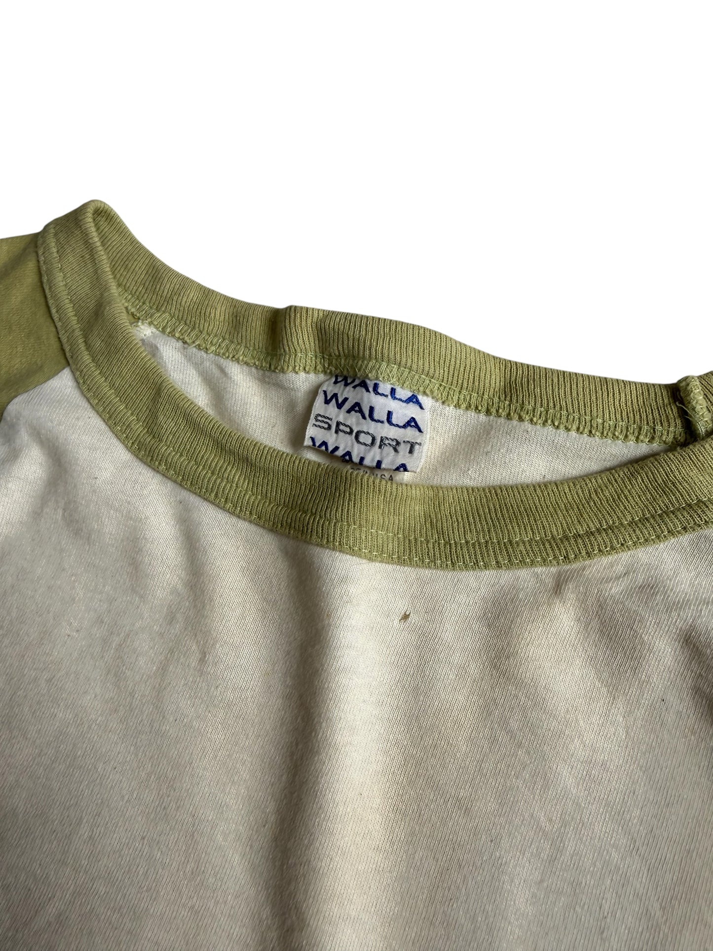 Vintage Walla Walla Sport Raglan Baseball Tshirt Made in USA