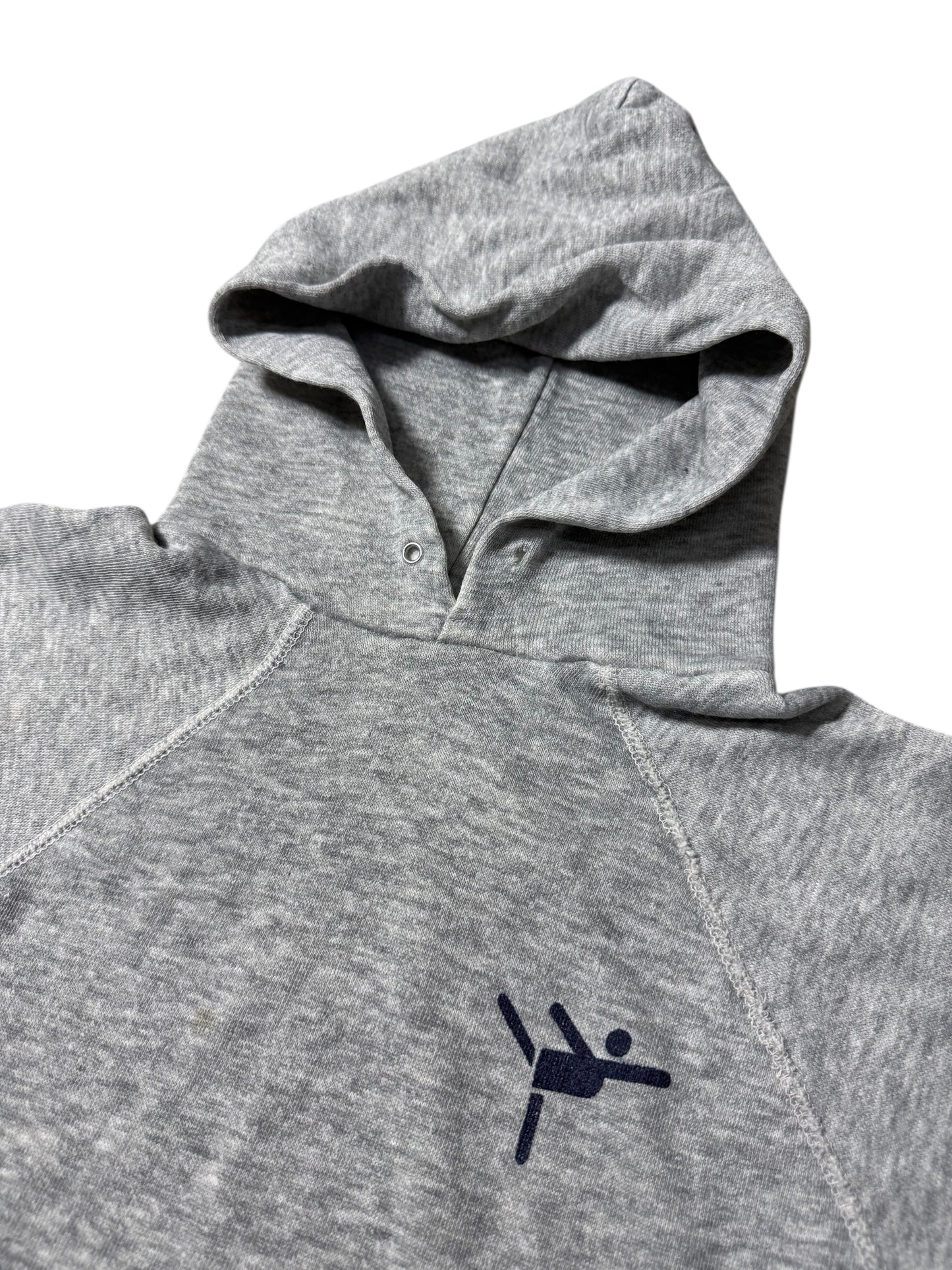 Vintage 1980s-90s Air Academy Gymnastics Hoodie USA Made Athletic Pullover