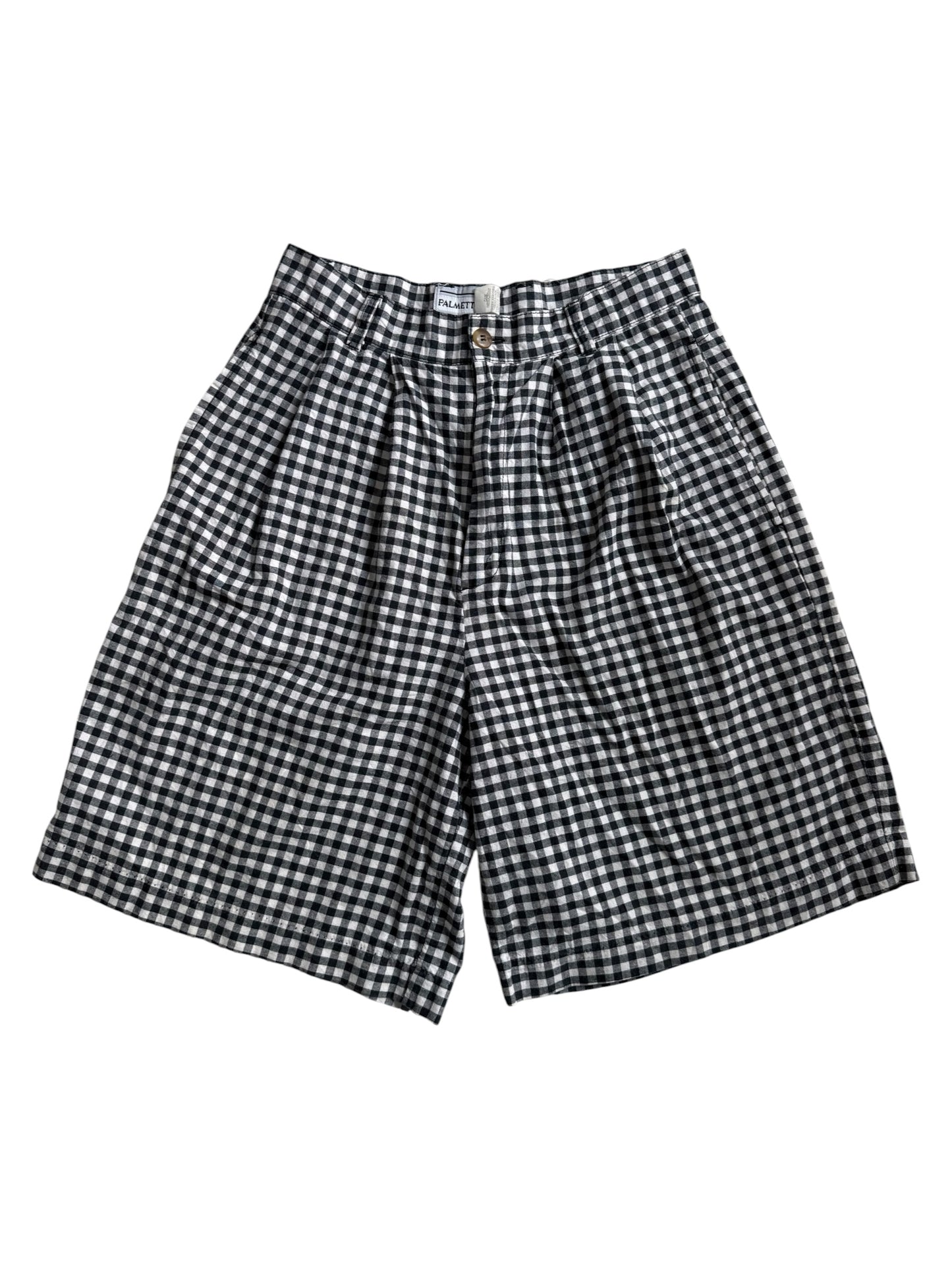 Vintage 1980s Palmetto’s Plaid High Waisted Shorts
