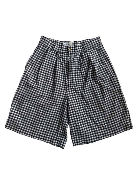 Vintage 1980s Palmetto’s Plaid High Waisted Shorts