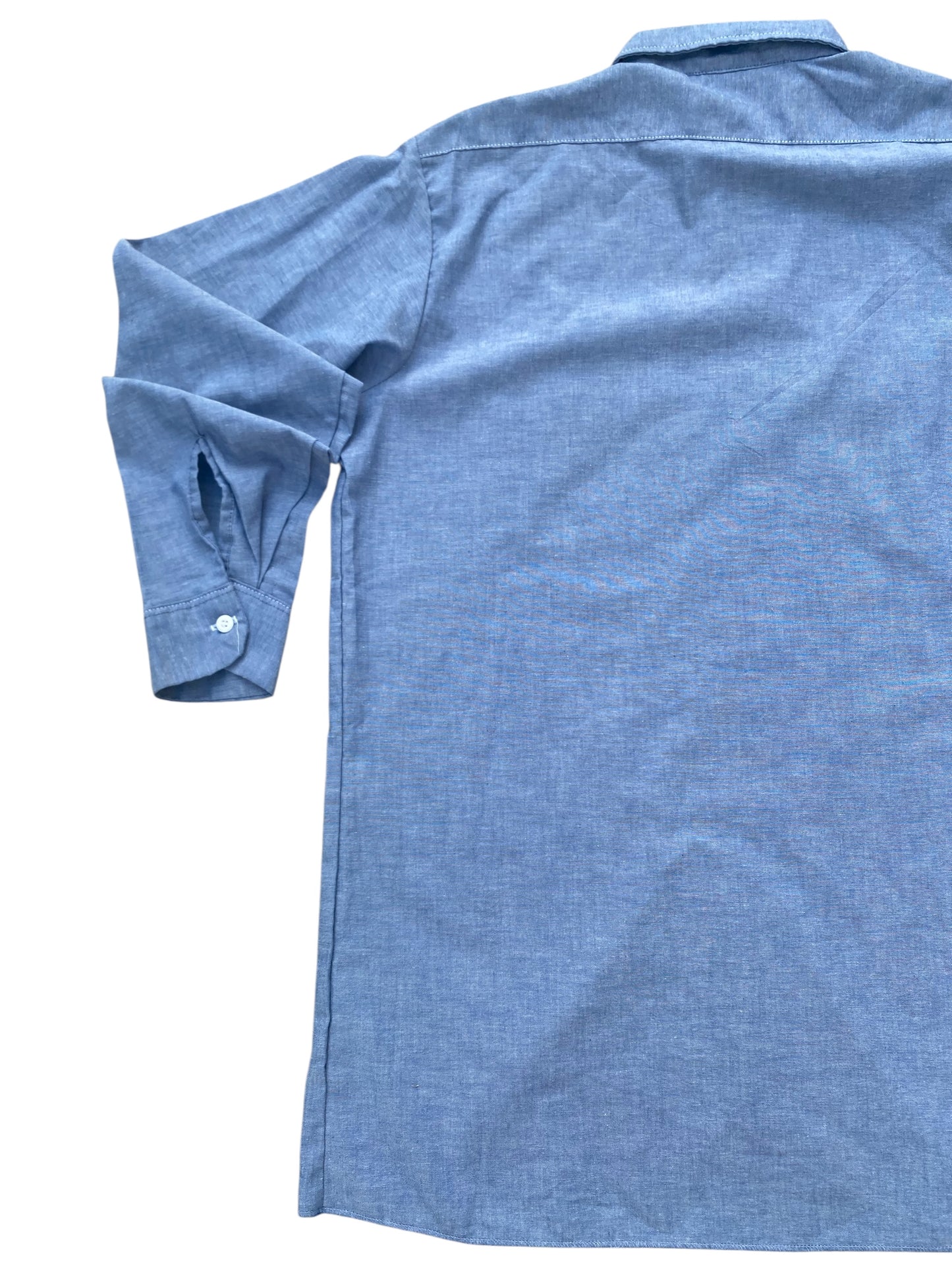 Vintage 1980s-90s Dickies Chambray Work Shirt