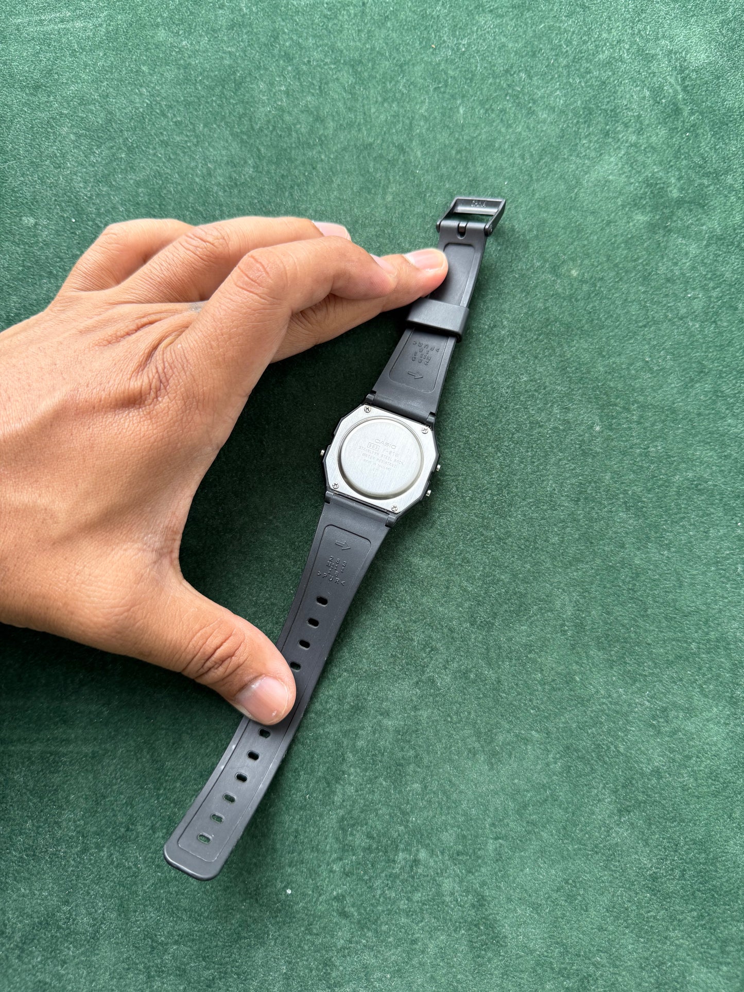 Vintage Casio F-91W Digital Watch 593 Module Made in Thailand