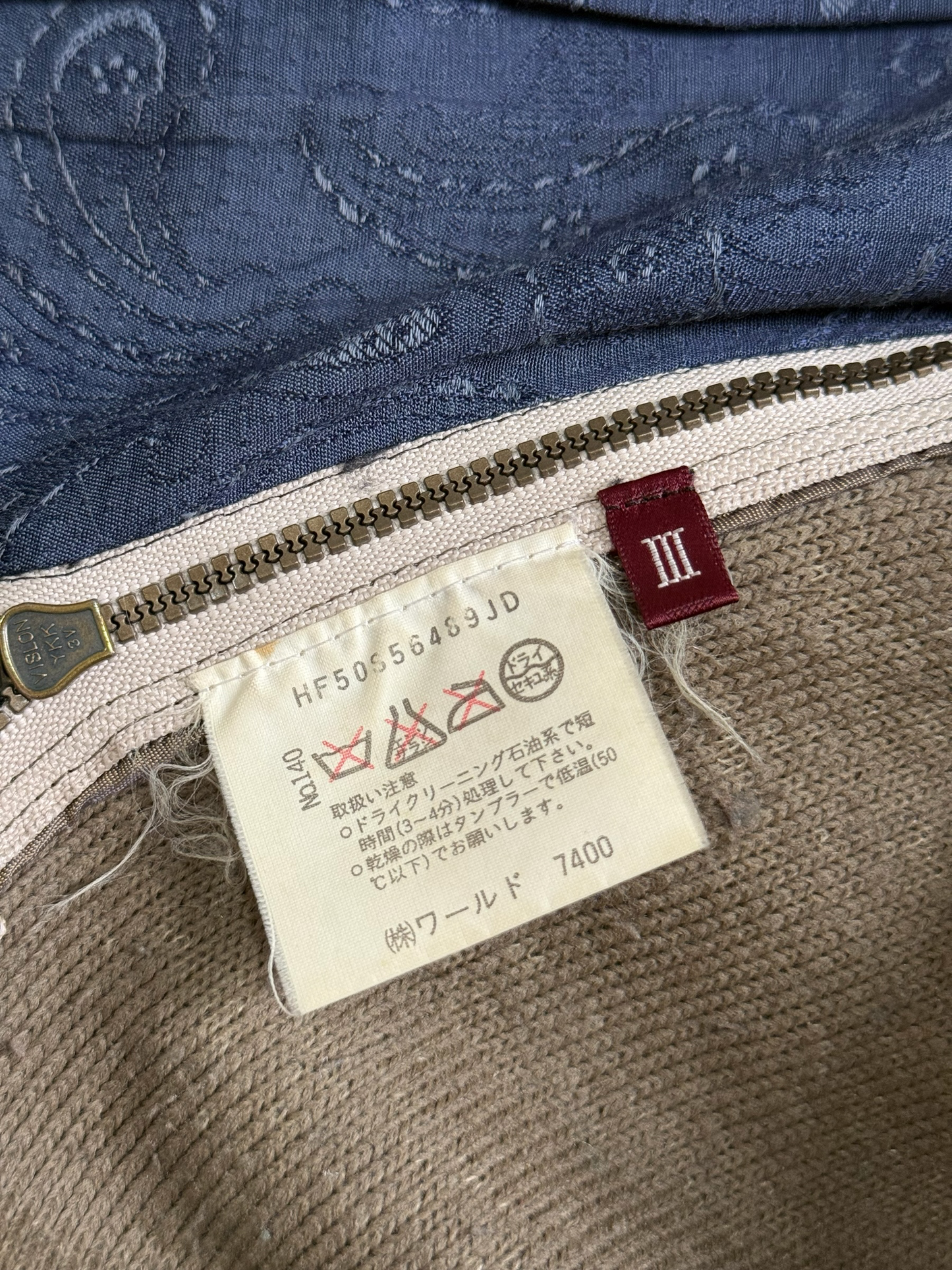 Vintage 80s 90s Japanese Multi Pocket Flight Bomber Jacket Removable Boa Liner