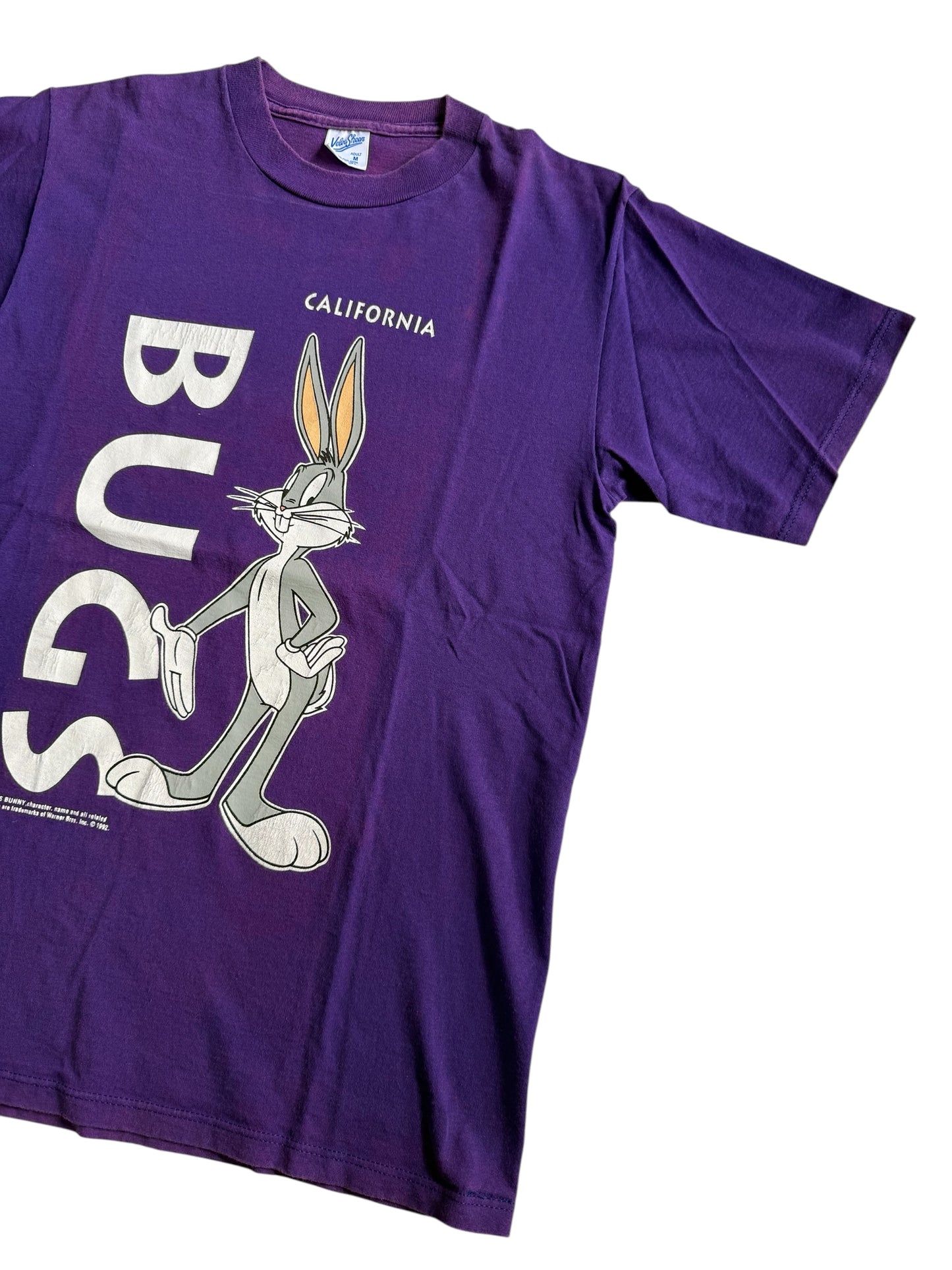 Vintage Bugs Bunny California Graphic Tshirt USA 1992