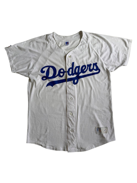 Vintage 1990s Russell Athletic Los Angeles Dodgers MLB Baseball Jersey Made in USA