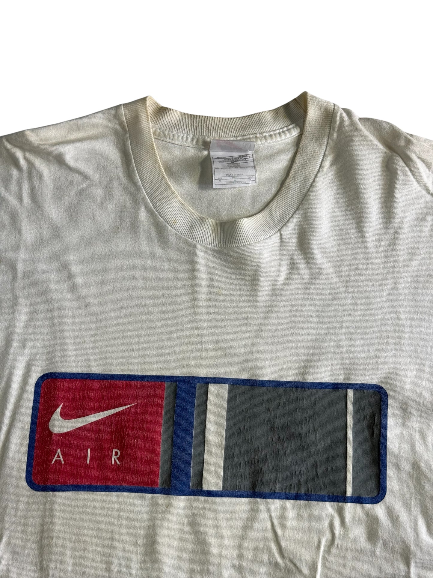 Vintage Nike Air Block Logo Tshirt Made In USA