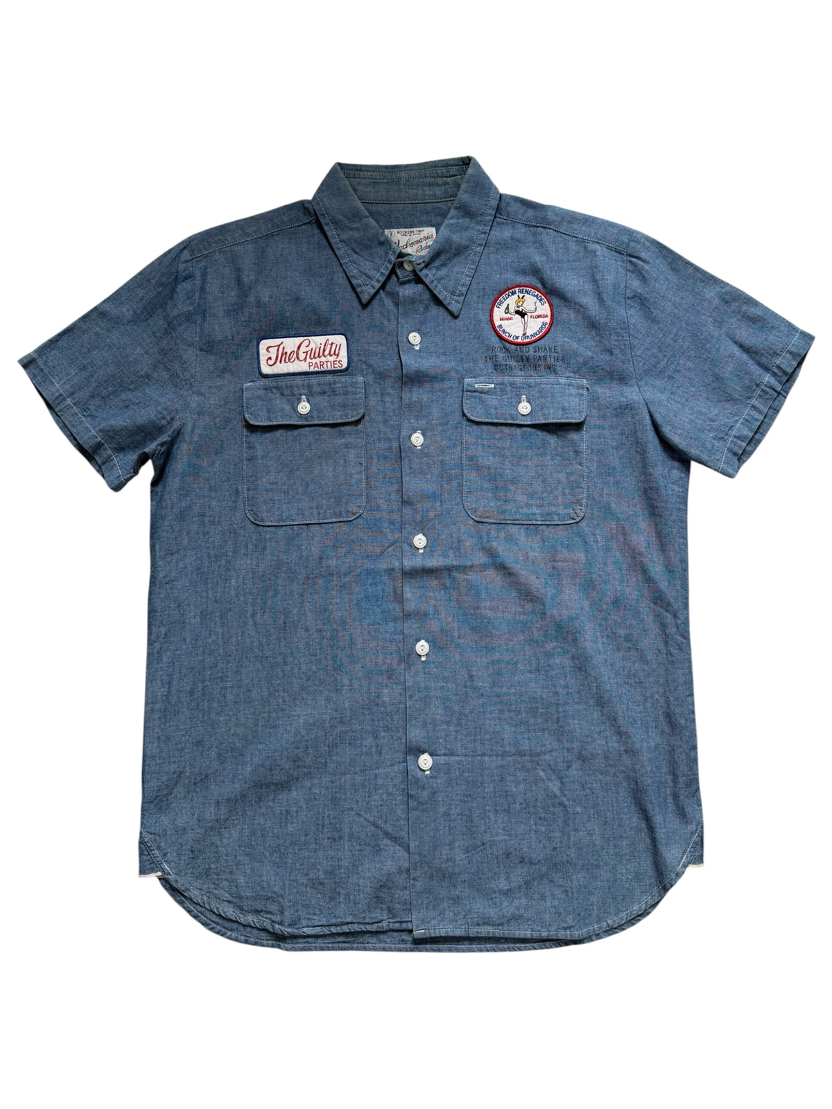 Wacko Maria The Guilty Parties Selvedge Chambray Work Shirt