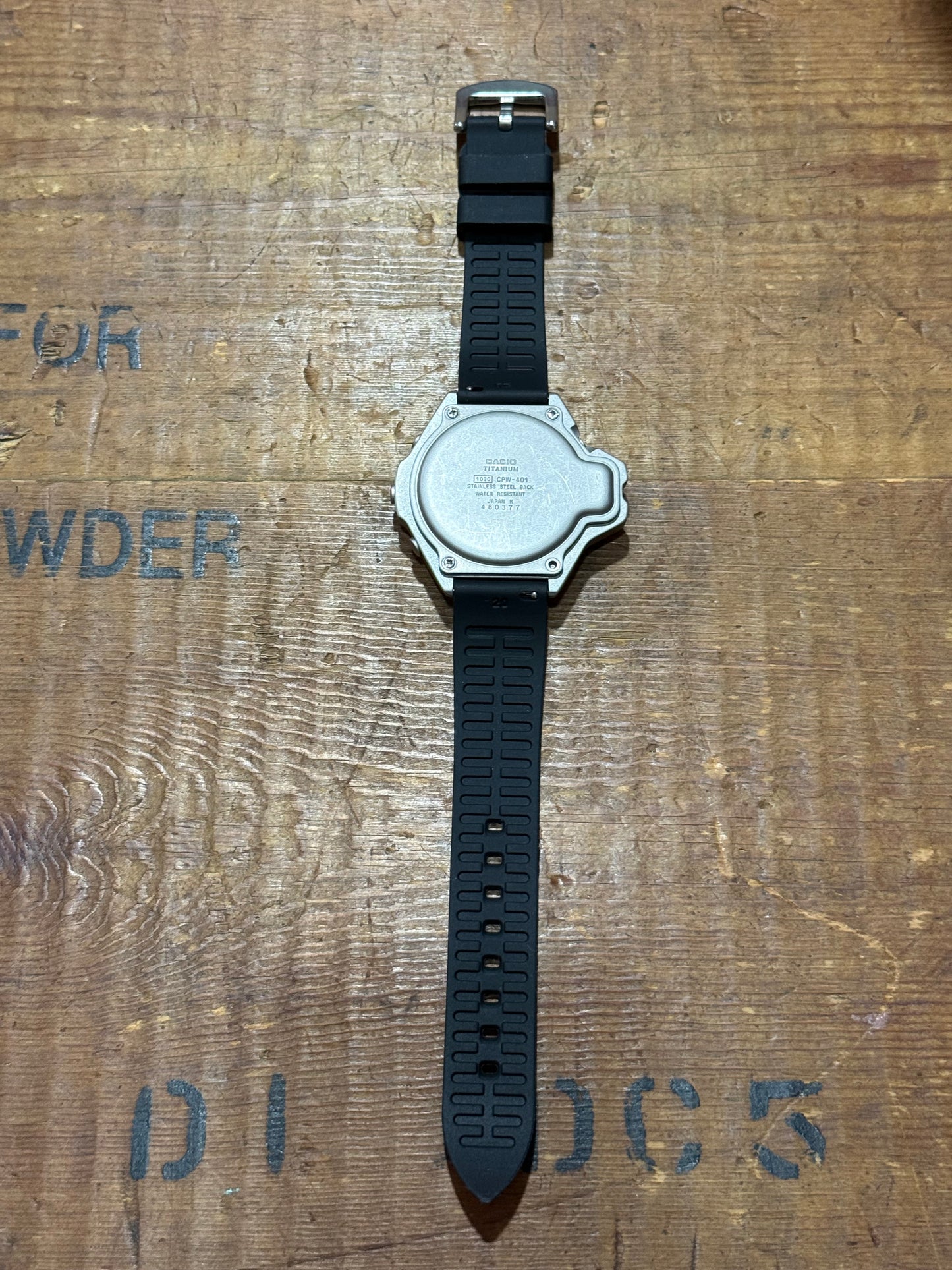 Vintage Casio CPW-401 Japan Watch Junk Not Working For Parts