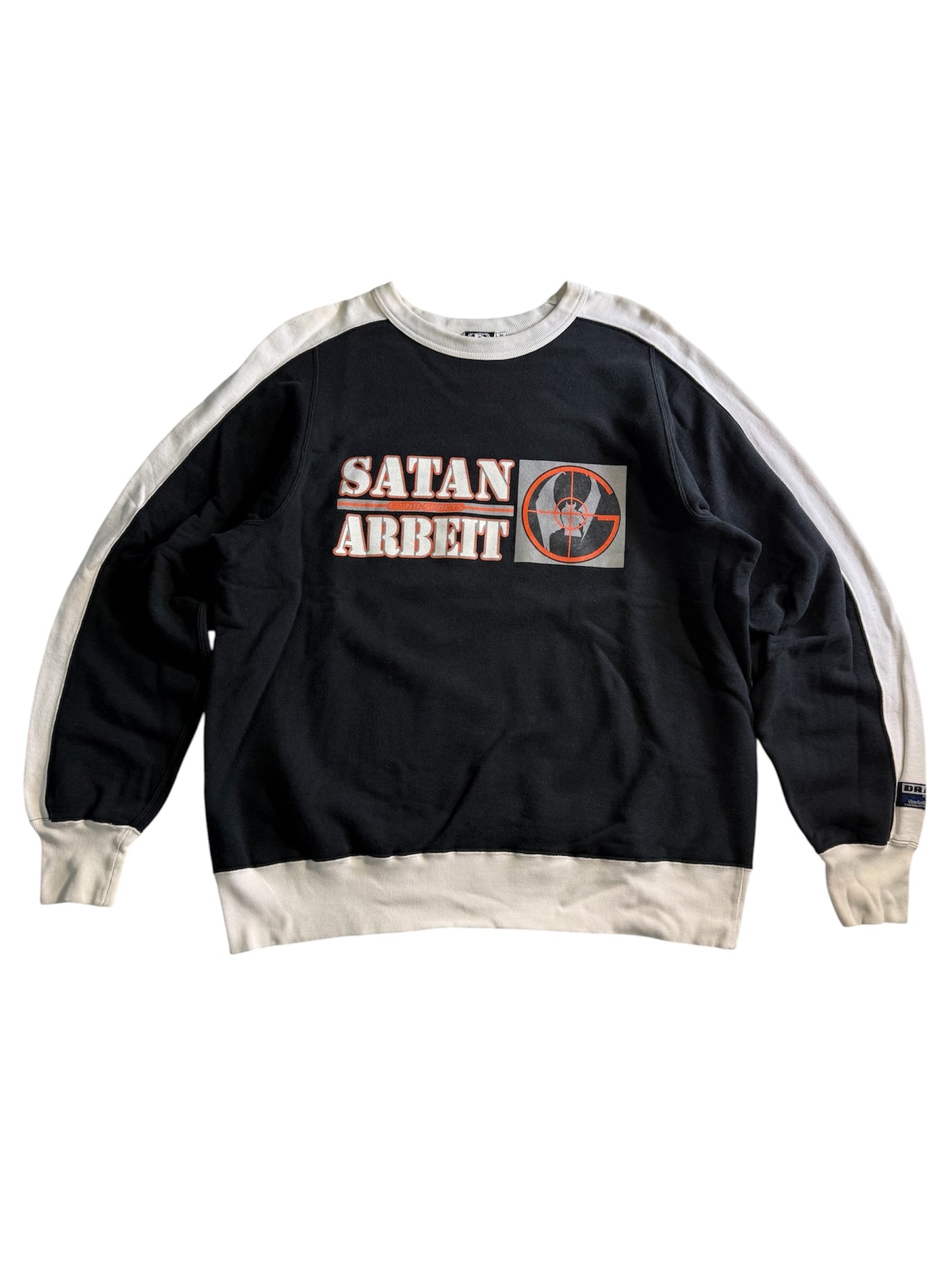 Vintage Grind Sports Satan Arbeit Crewneck Sweatshirt