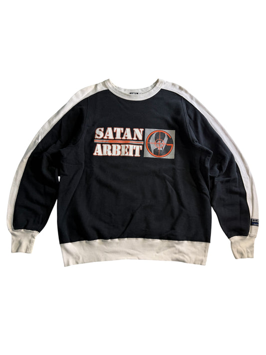 Vintage Grind Sports Satan Arbeit Crewneck Sweatshirt