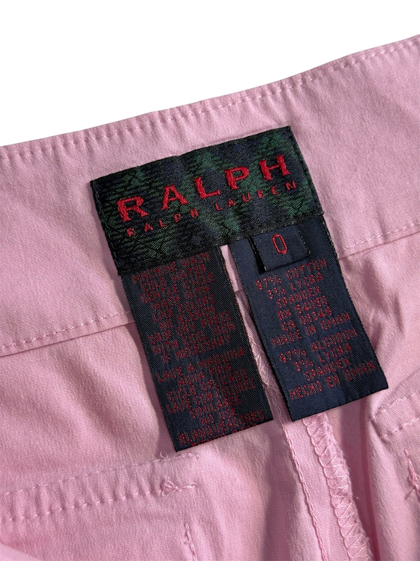 RALPH By Ralph Lauren Pink Cropped Women Pants