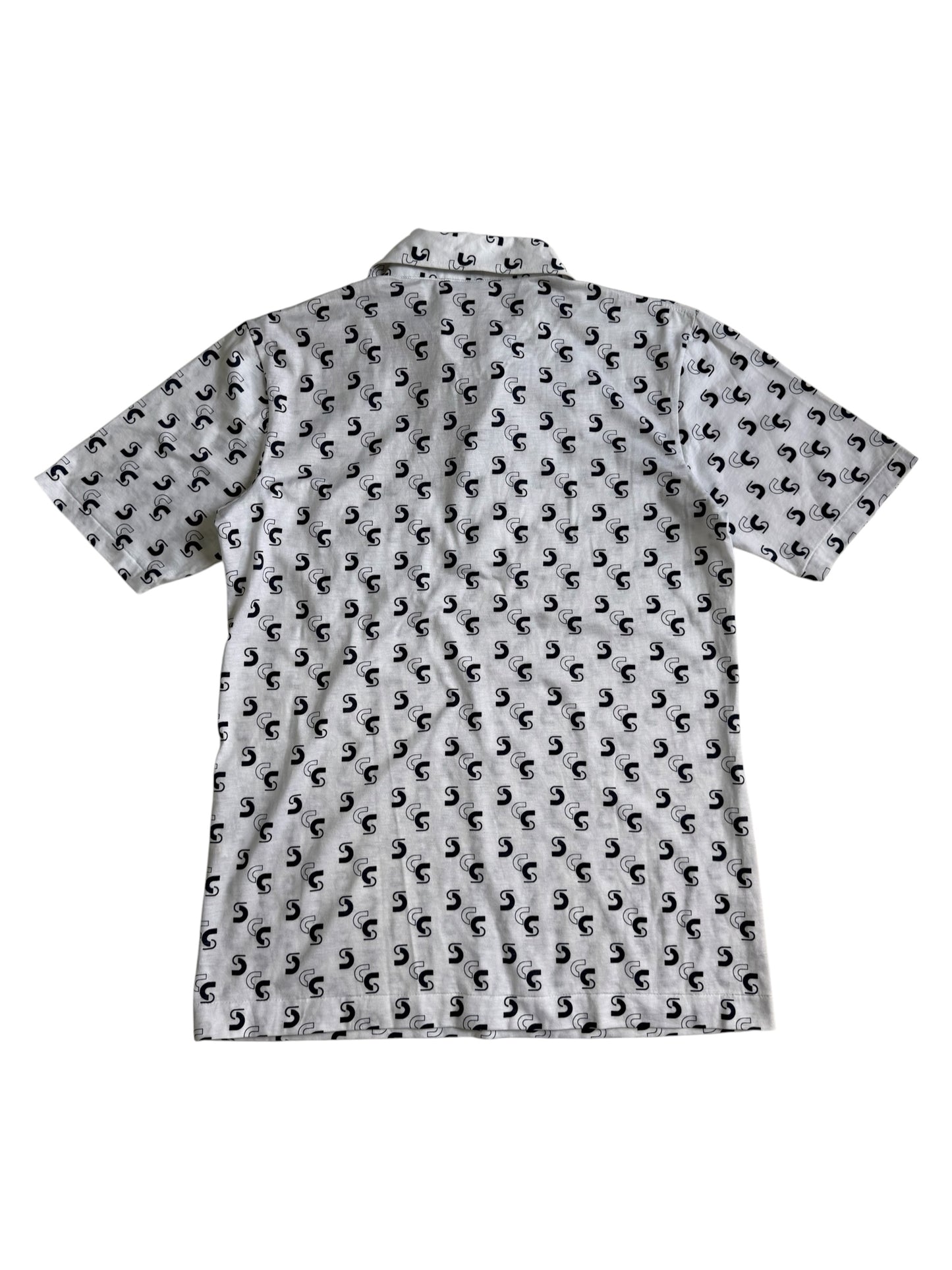 Vintage Chemise Lacoste Atomic Print Polo Tee