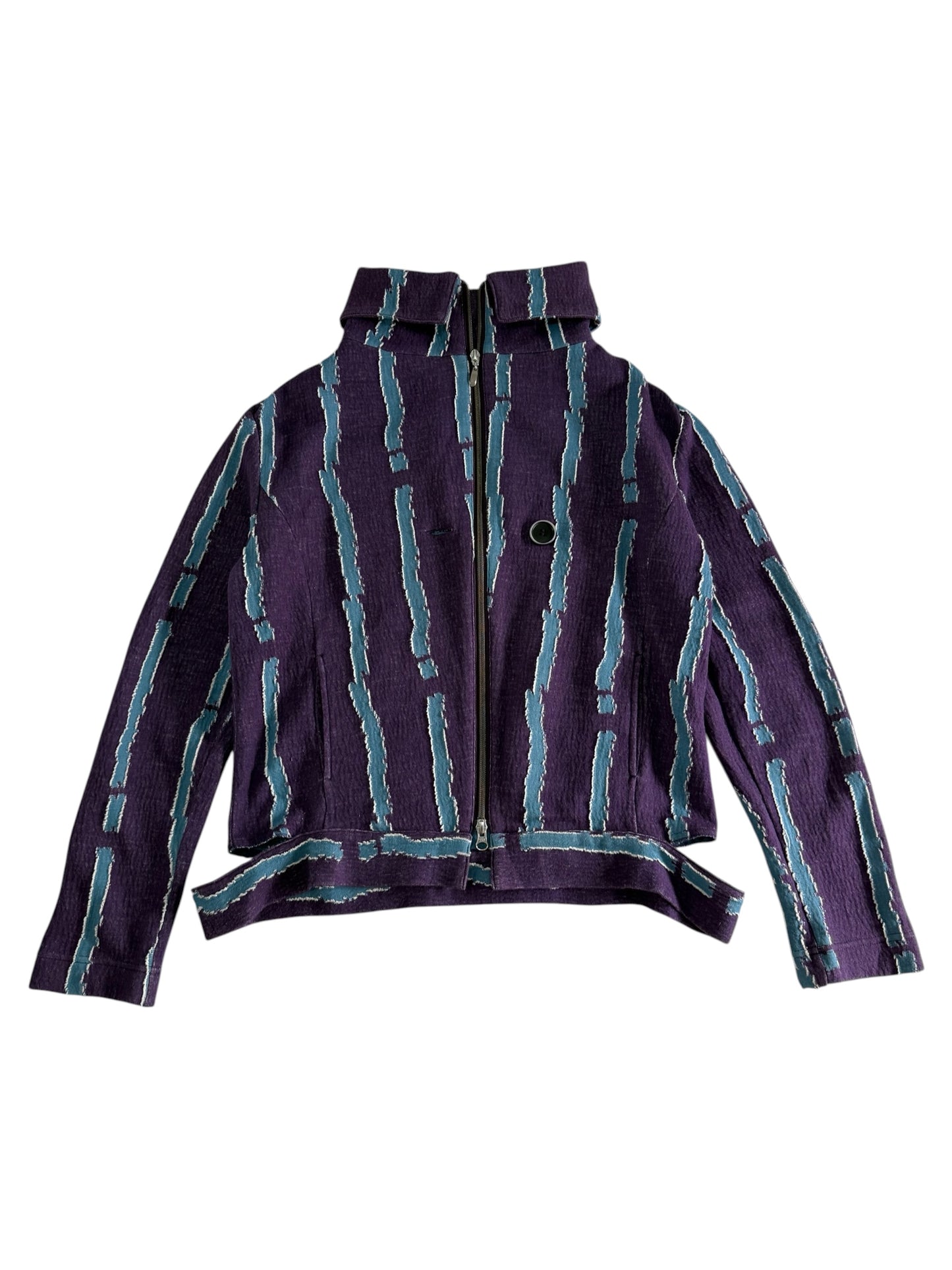 Keiko Kishi by Nosh Abstract Pattern Zip Jacket Made in Japan