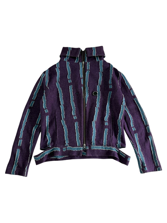 Keiko Kishi by Nosh Abstract Pattern Zip Jacket Made in Japan